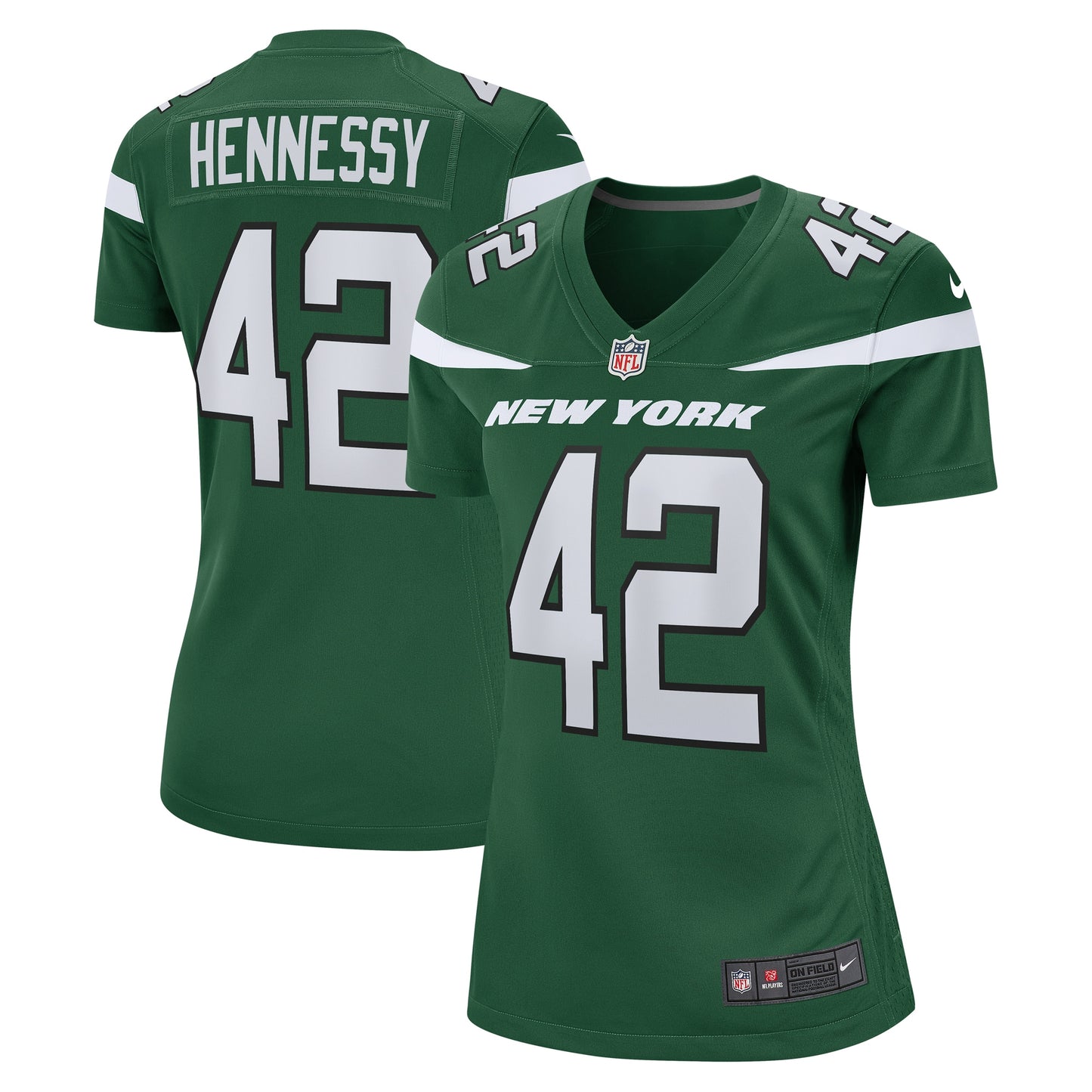 Thomas Hennessy New York Jets Nike Women's Game Jersey - Gotham Green