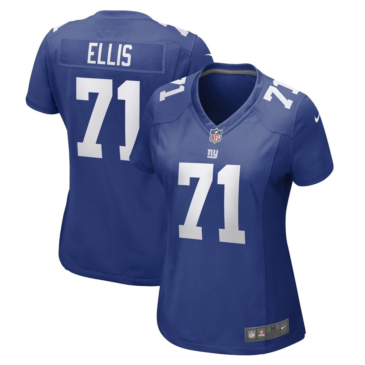 Women's Nike Justin Ellis Royal New York Giants Game Player Jersey