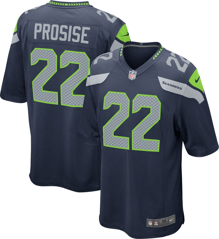 C.J. Prosise Seattle Seahawks Nike Youth Game Jersey - College Navy