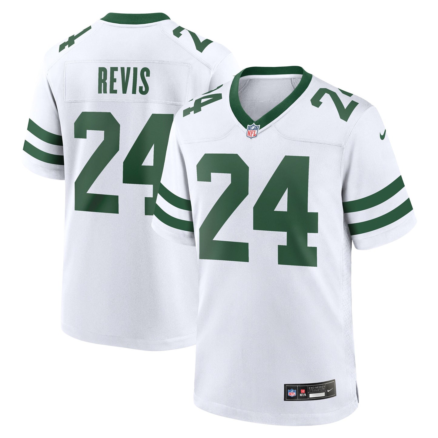 Darrelle Revis New York Jets Nike Legacy Retired Player Game Jersey - White