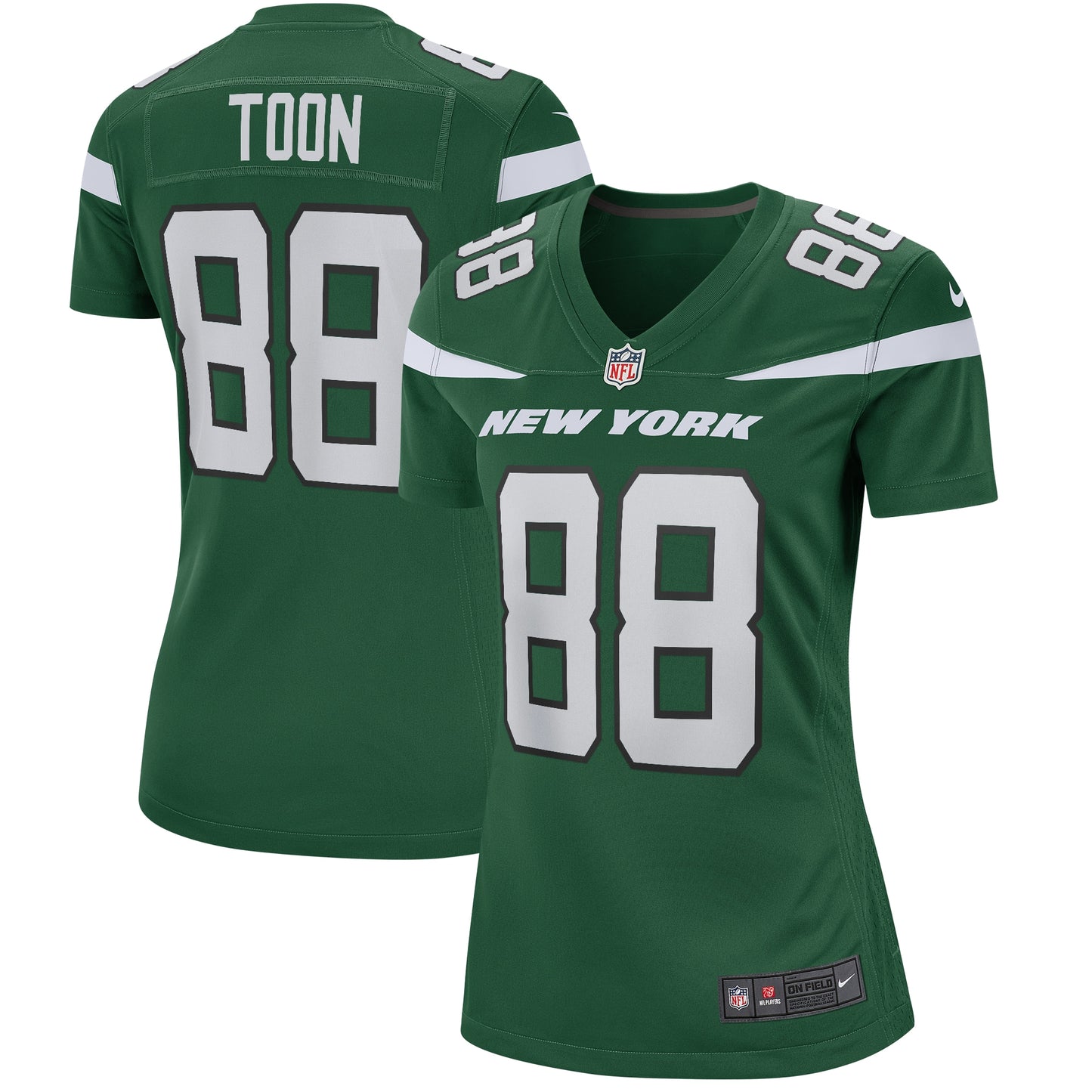 Al Toon New York Jets Nike Women's Game Retired Player Jersey - Gotham Green