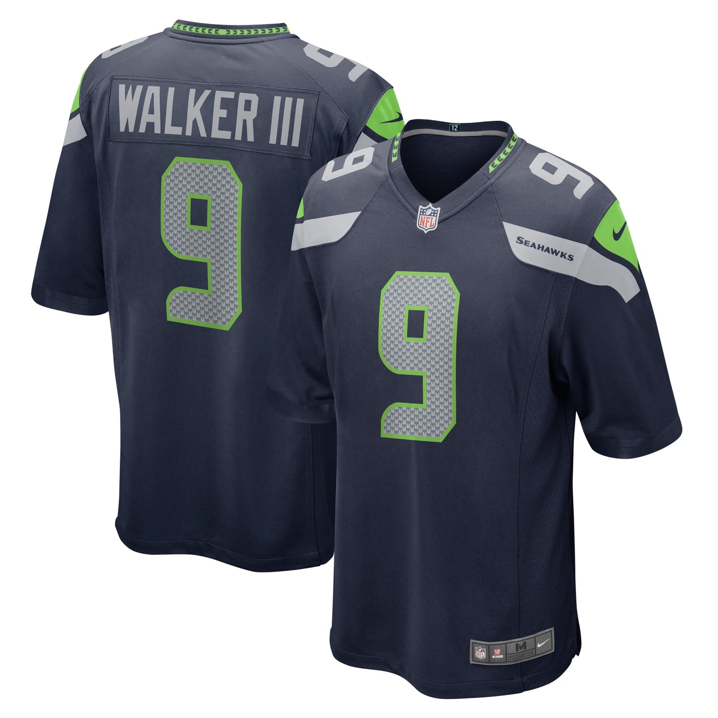 Kenneth Walker III Seattle Seahawks Nike Player Game Jersey - Navy