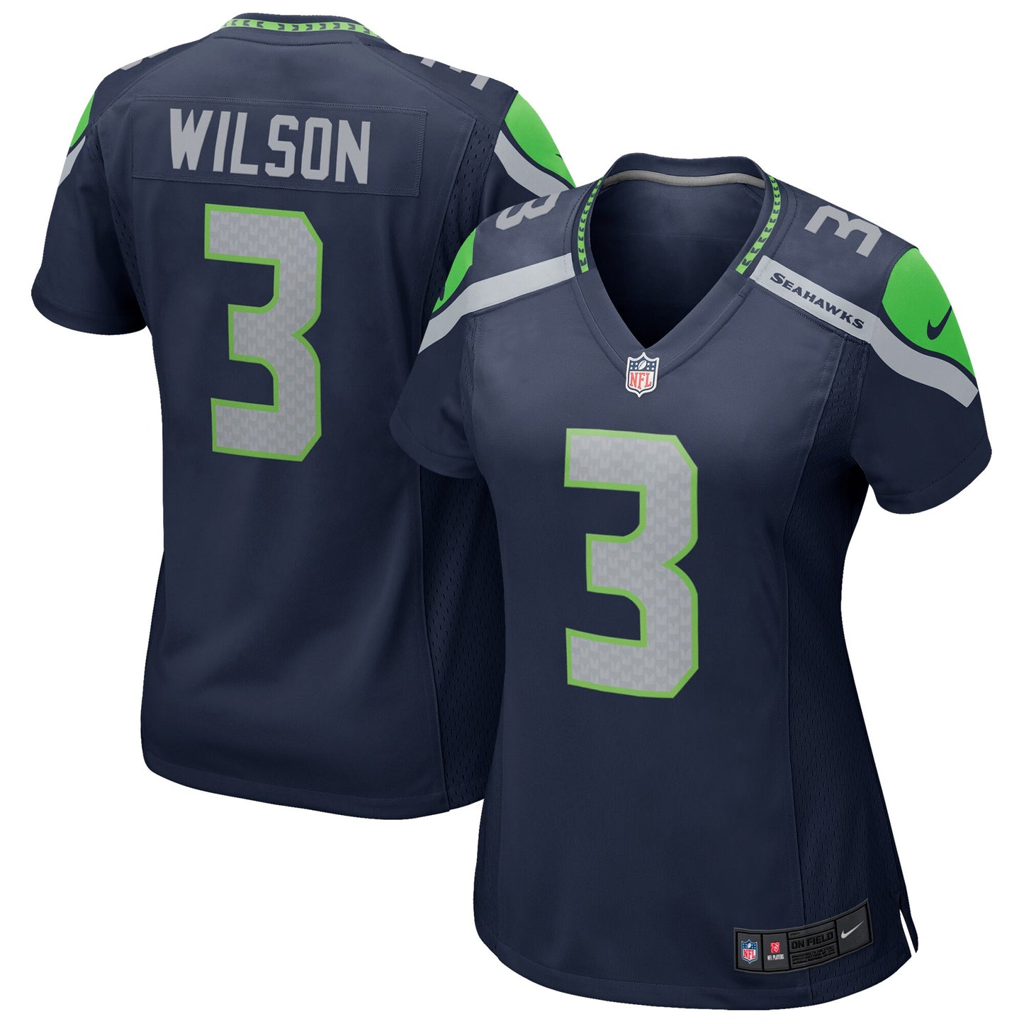 Russell Wilson Seattle Seahawks Nike Women's Game Jersey - College Navy