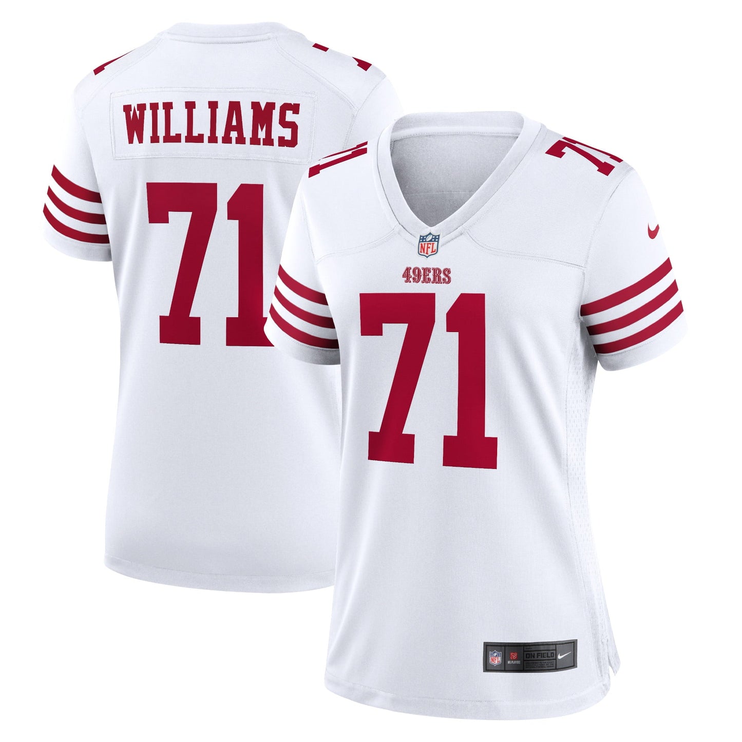 Women's Nike Trent Williams White San Francisco 49ers Player Game Jersey