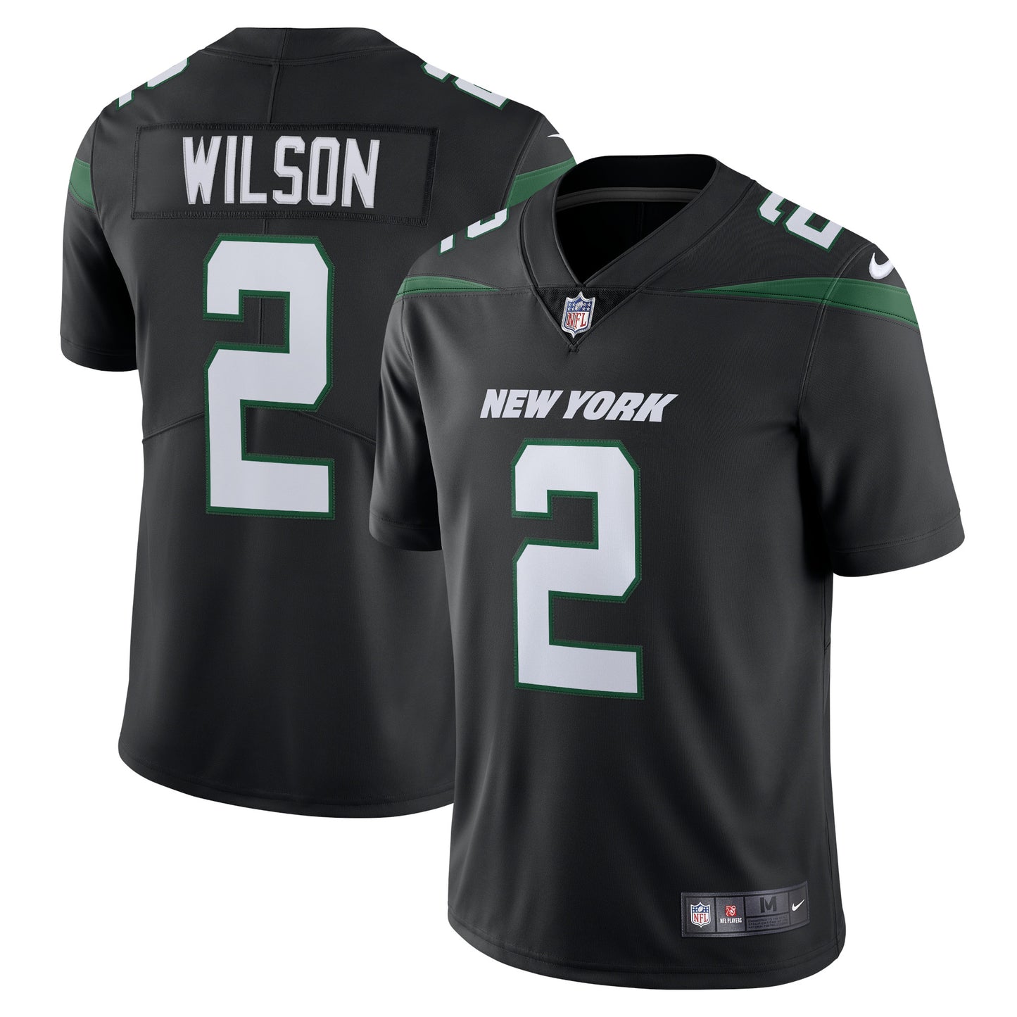 Zach Wilson New York Jets Nike Vapor Limited Jersey - Stealth Black