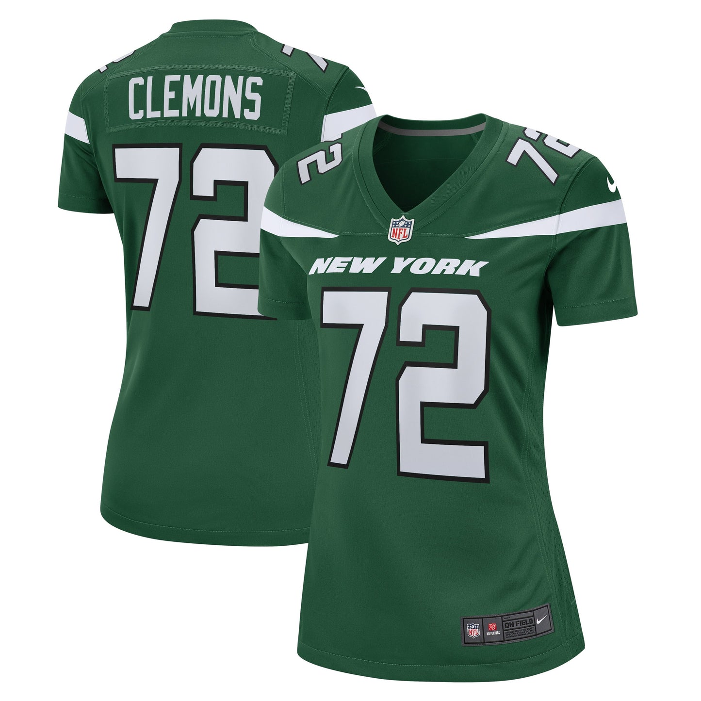 Micheal Clemons New York Jets Nike Women's Game Player Jersey - Gotham Green