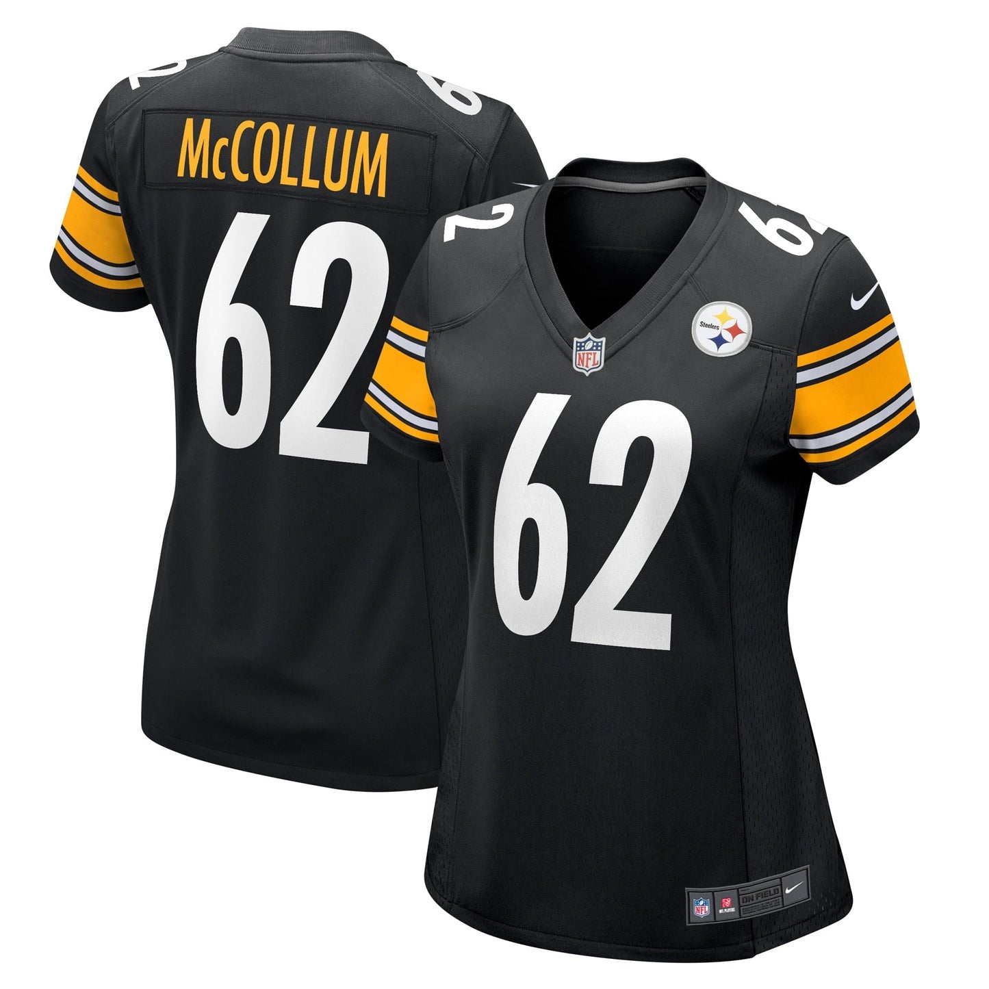Women's Nike Ryan McCollum Black Pittsburgh Steelers Game Player Jersey