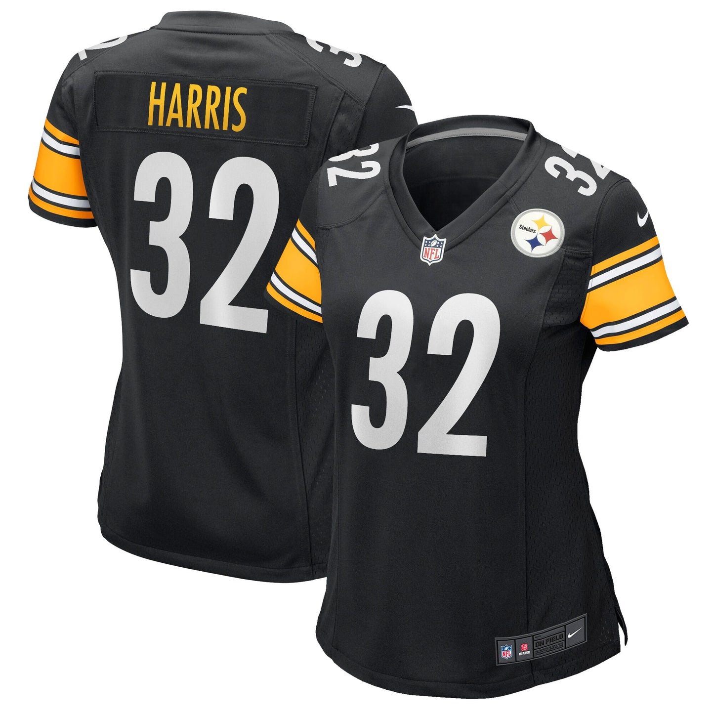 Franco Harris Pittsburgh Steelers Nike Women's Game Retired Player Jersey - Black