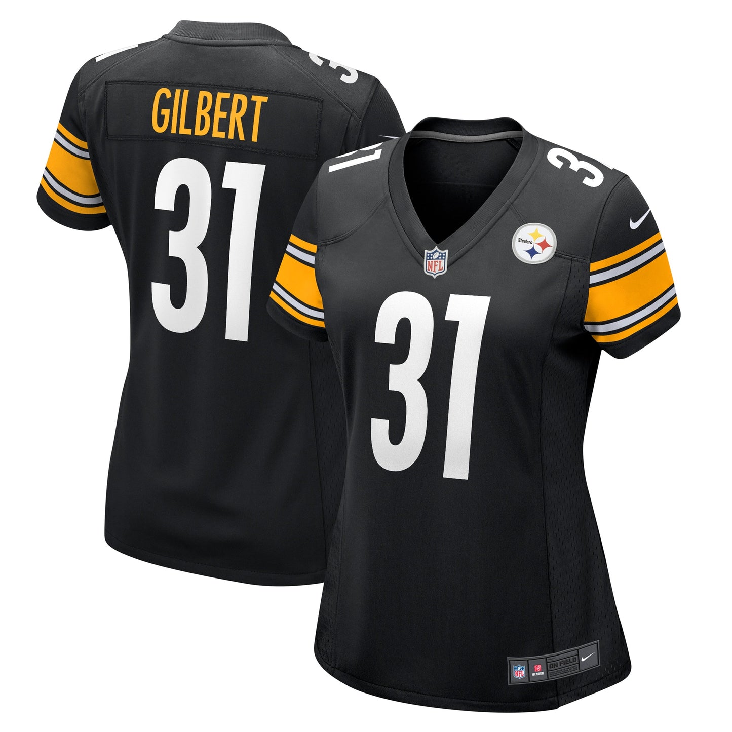 Mark Gilbert Pittsburgh Steelers Nike Women's Game Player Jersey - Black
