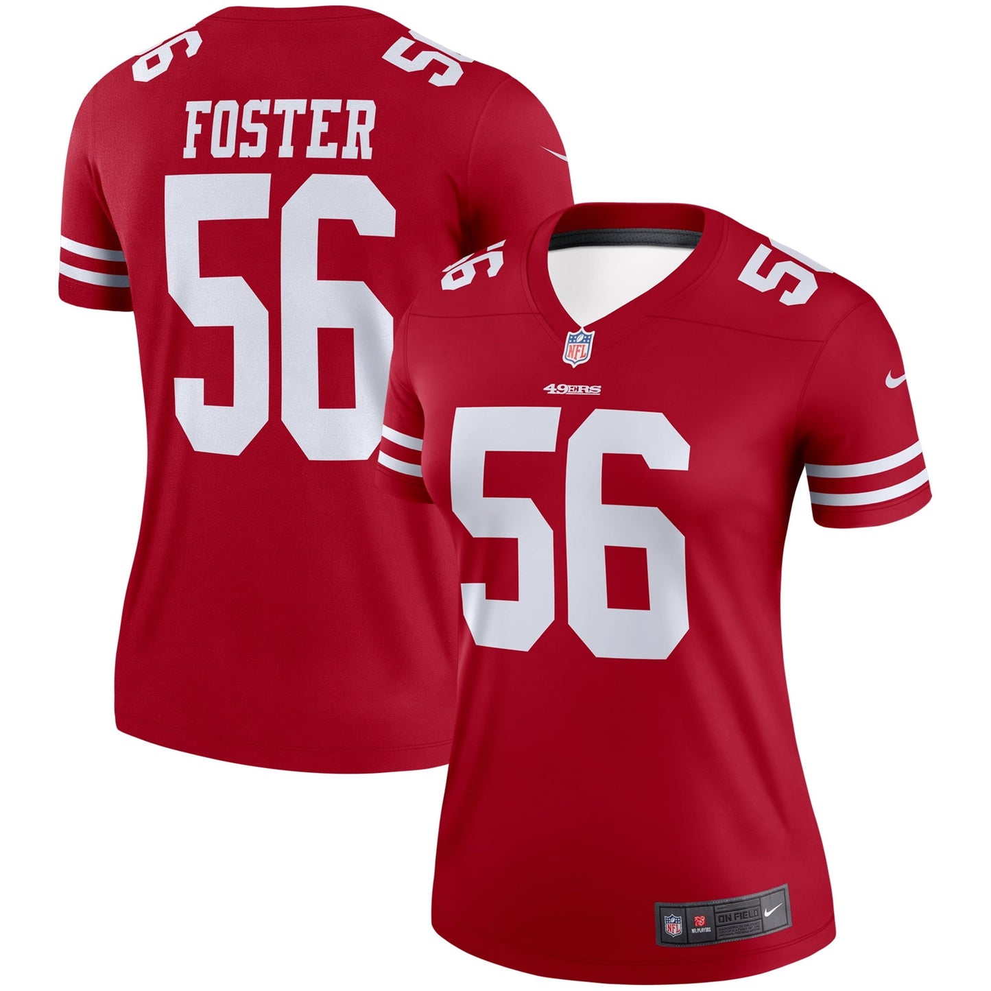 Women's Nike Reuben Foster Scarlet San Francisco 49ers Legend Jersey