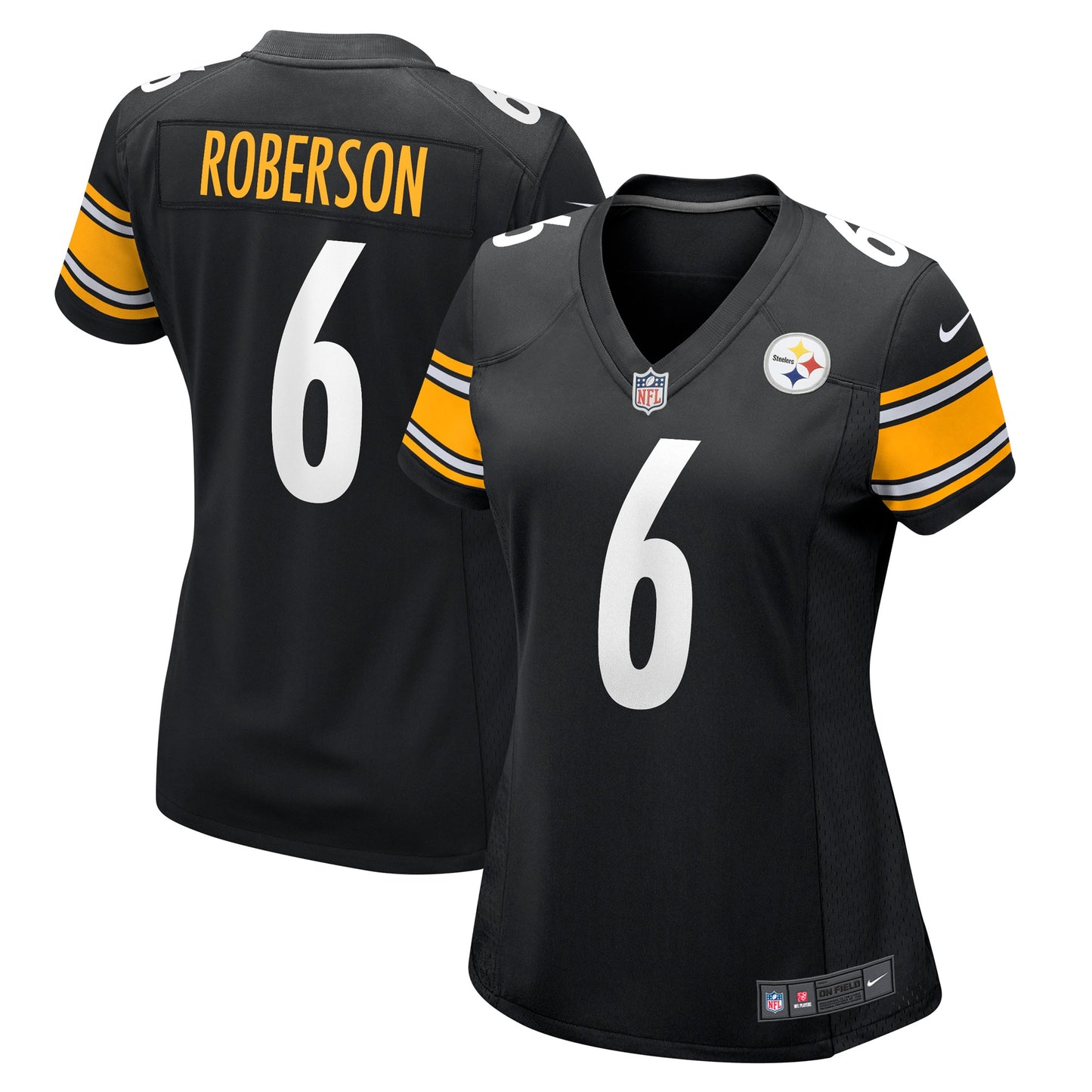 Jaquarii Roberson Pittsburgh Steelers Nike Women's Game Player Jersey - Black