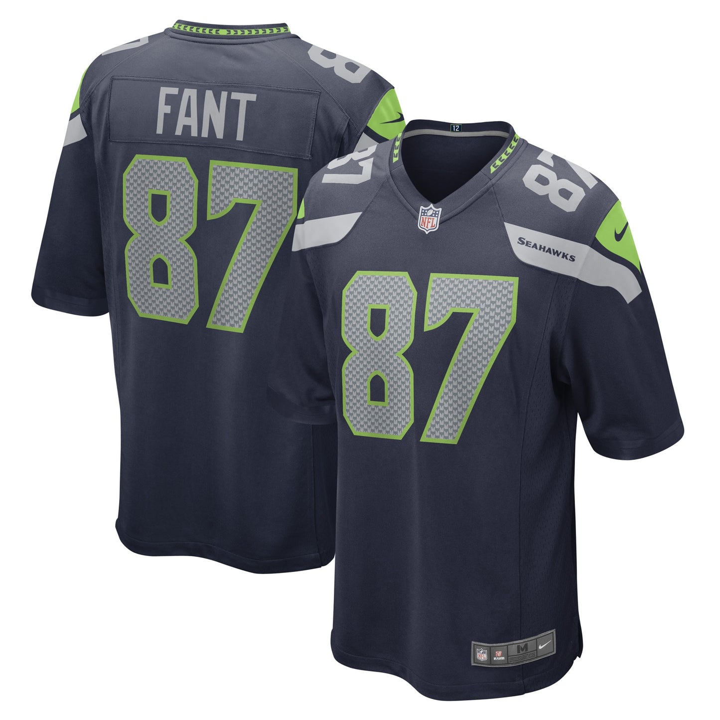 Noah Fant Seattle Seahawks Nike Game Player Jersey - College Navy