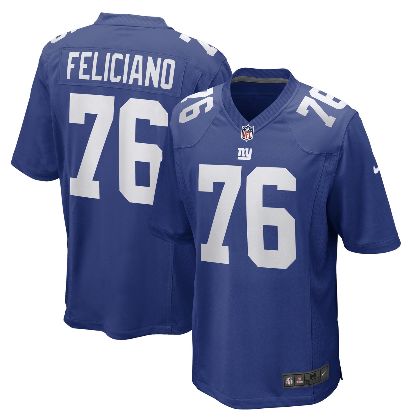 Jon Feliciano New York Giants Nike Game Player Jersey - Royal