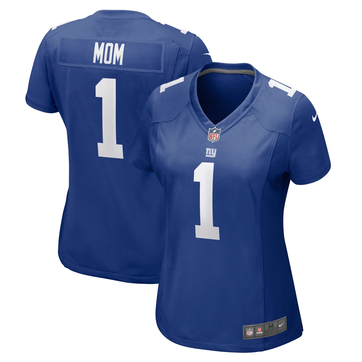 Number 1 Mom New York Giants Nike Women's Game Jersey - Royal