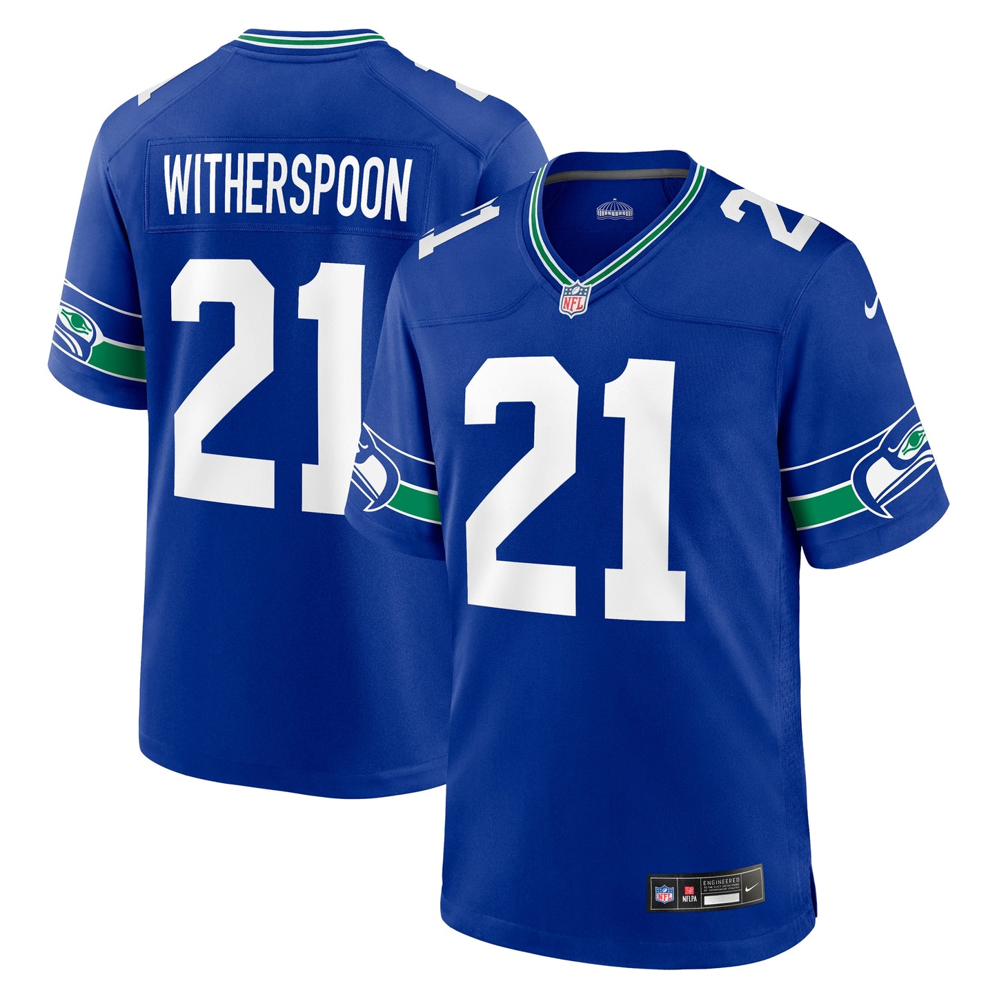 Devon Witherspoon Seattle Seahawks Nike Throwback Player Game Jersey - Royal