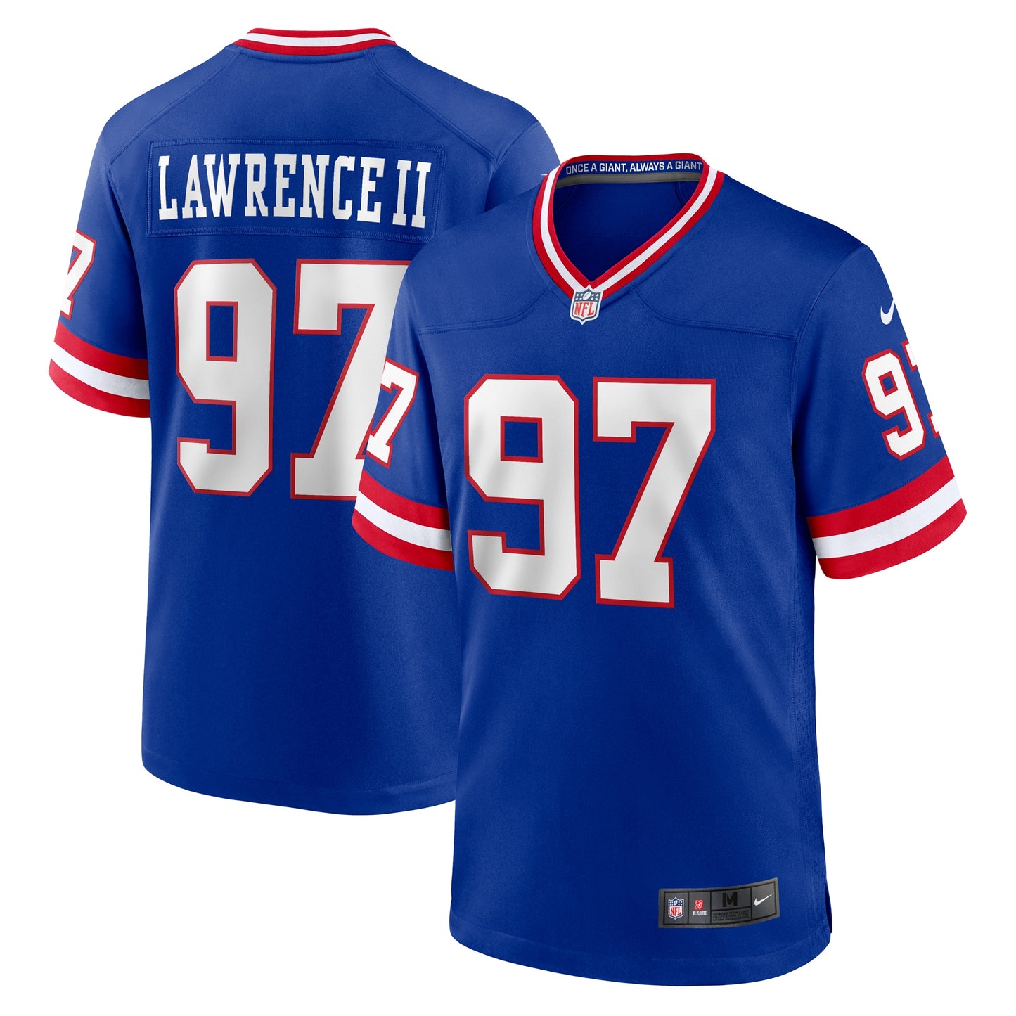 Dexter Lawrence II New York Giants Nike Classic Game Player Jersey - Royal