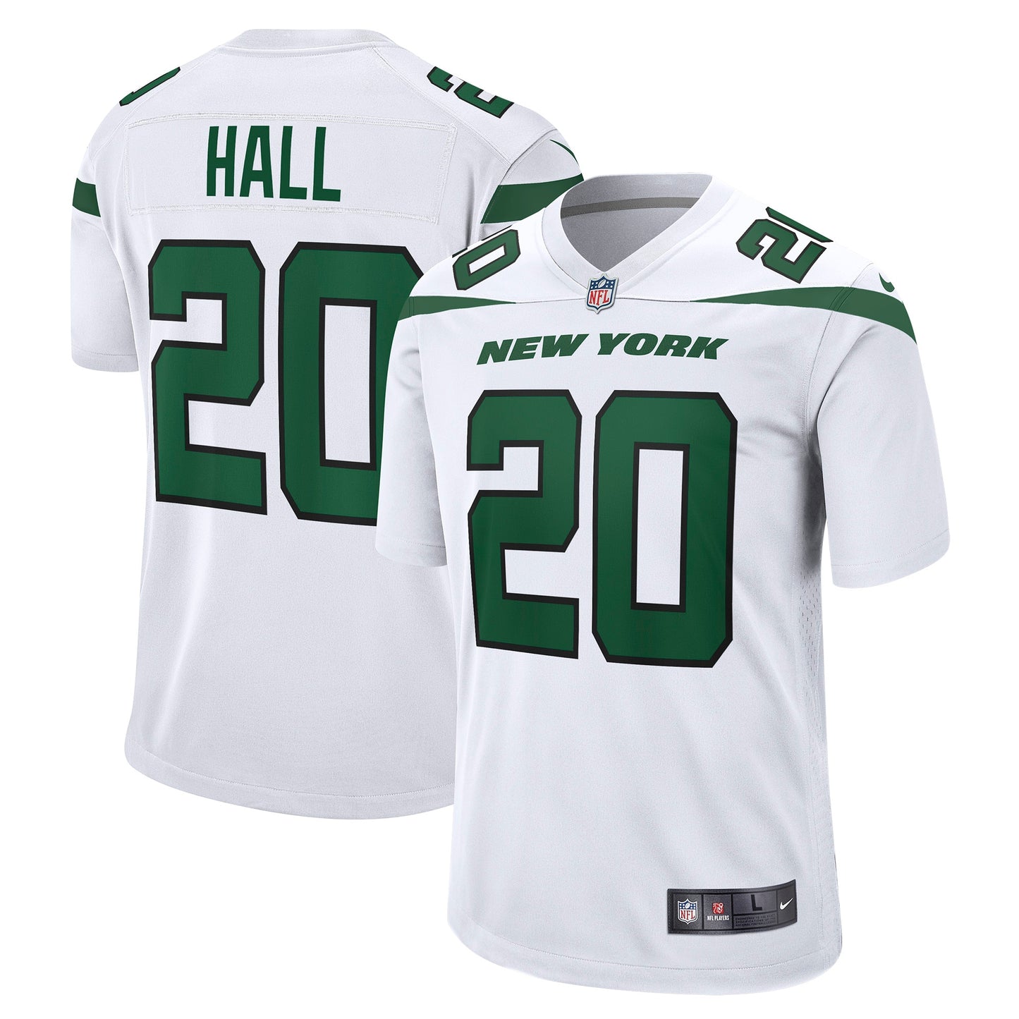 Breece Hall New York Jets Nike Away Game Player Jersey - White