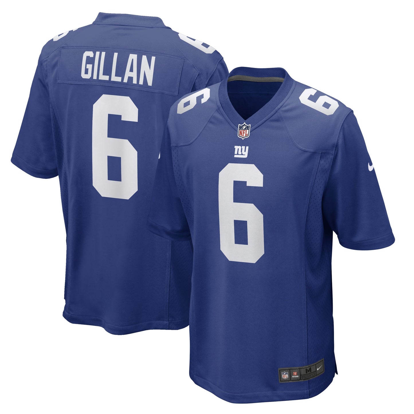 Jamie Gillan New York Giants Nike Game Player Jersey - Royal