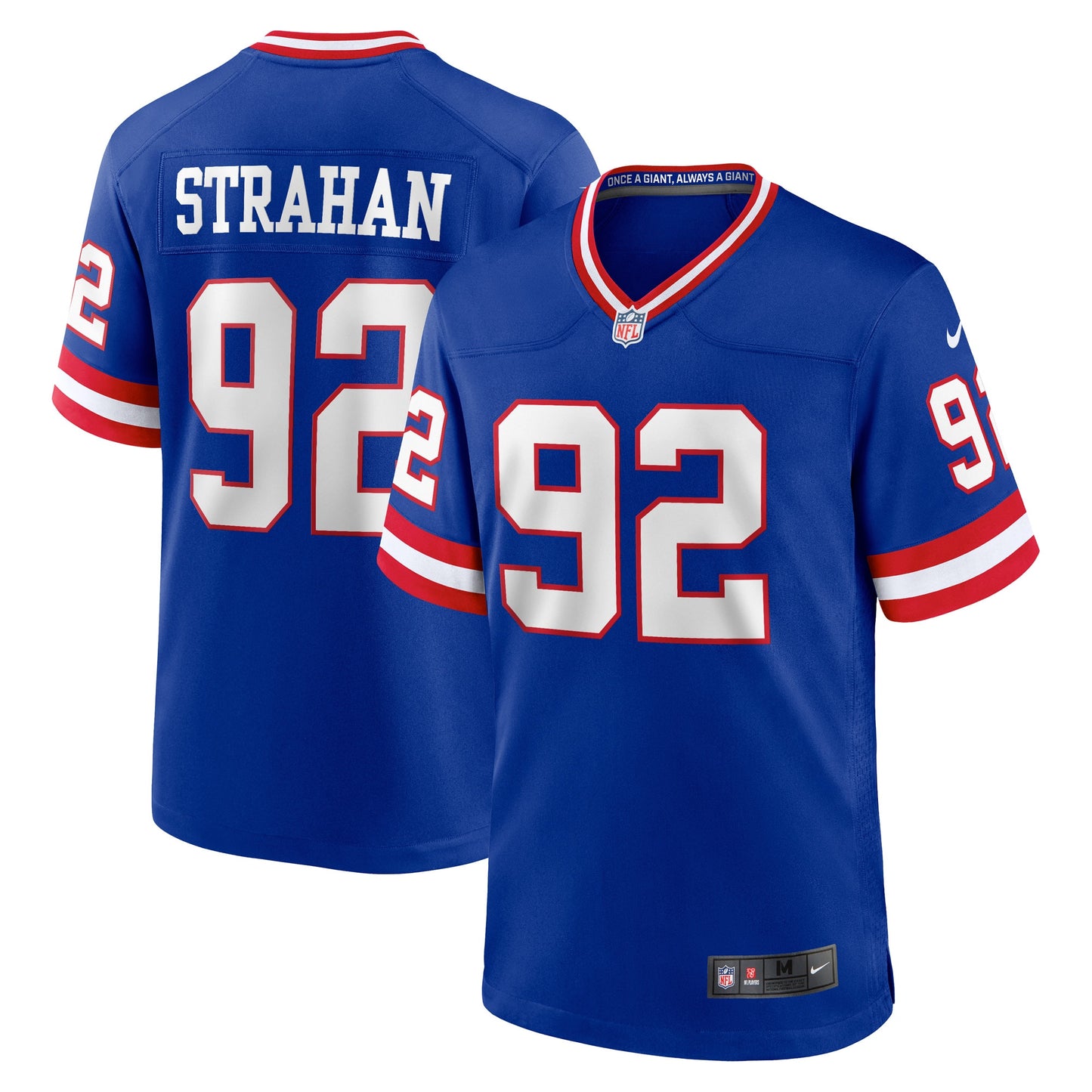 Michael Strahan New York Giants Nike Classic Retired Player Game Jersey - Royal