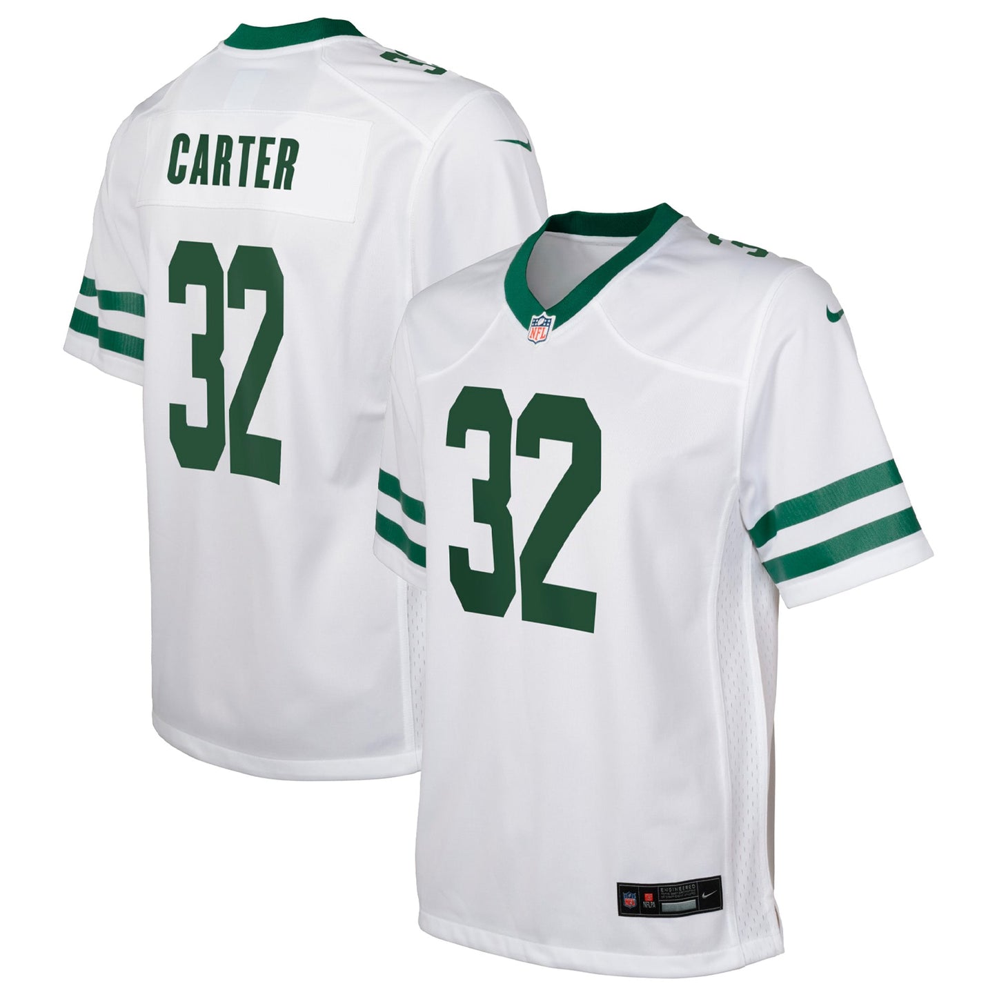 Michael Carter New York Jets Nike Youth Game Jersey - White