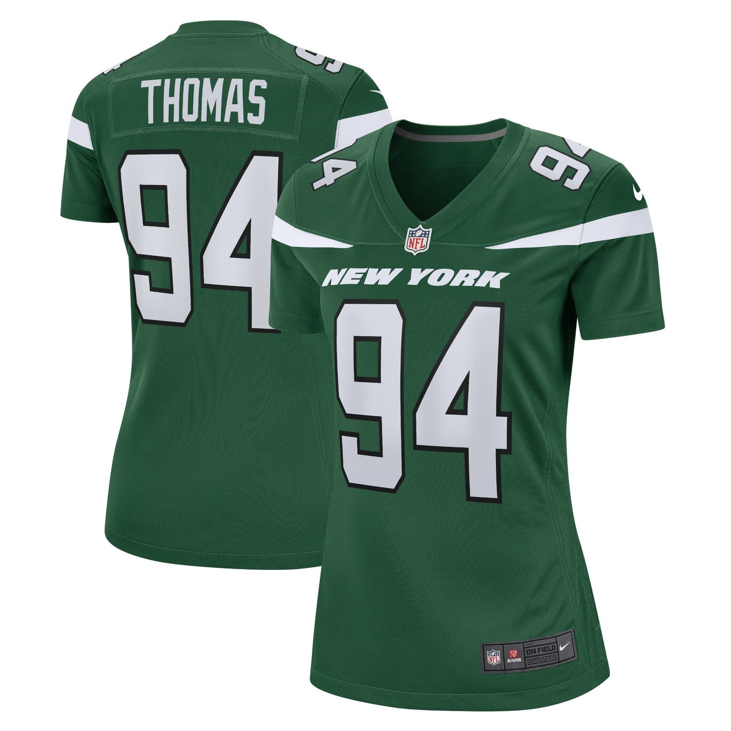 Women's Nike Solomon Thomas Gotham Green New York Jets Game Jersey