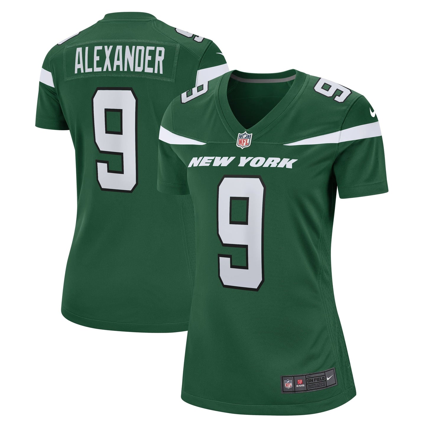 Women's Nike Kwon Alexander Gotham Green New York Jets Game Player Jersey