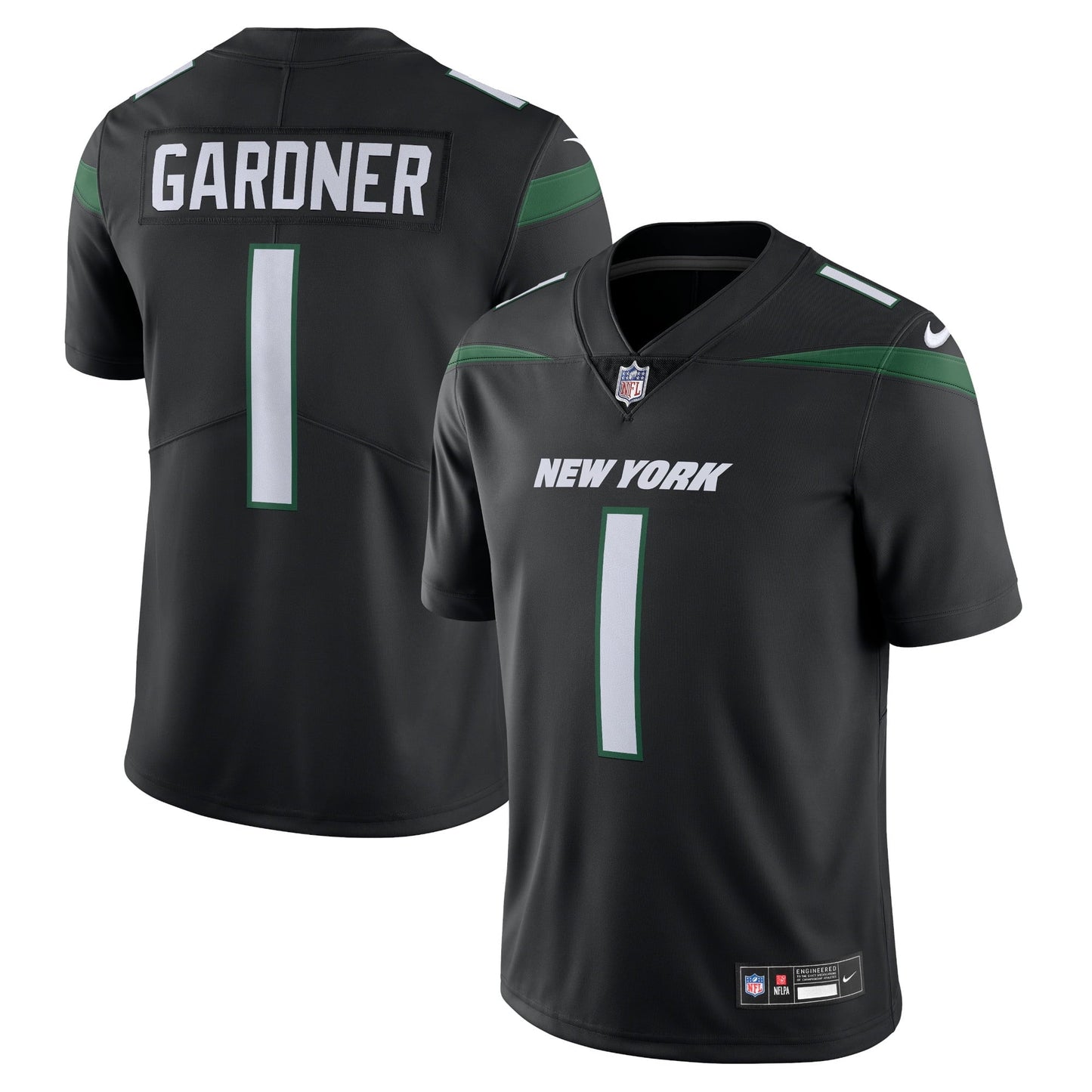 Men's Nike Ahmad Sauce Gardner Black New York Jets  Vapor Untouchable Limited Jersey