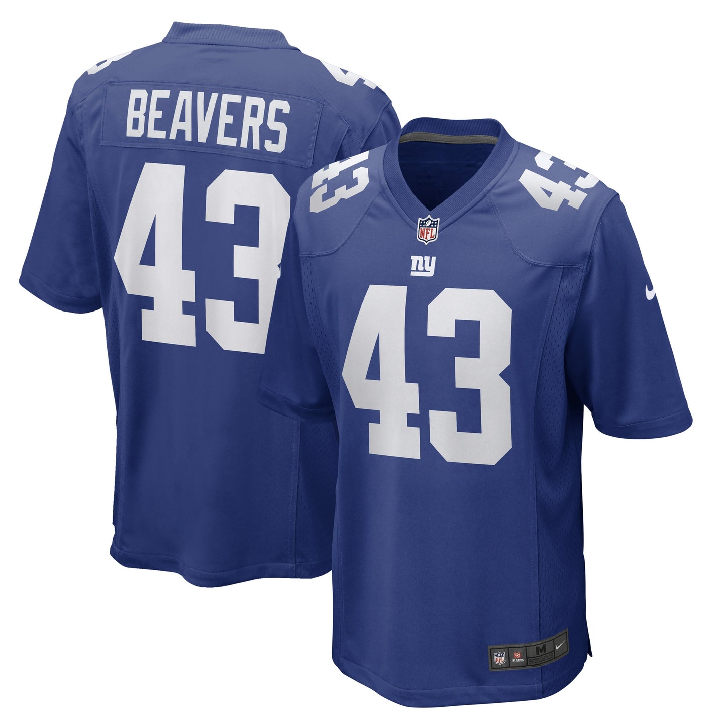 Darrian Beavers New York Giants Nike Game Player Jersey - Royal