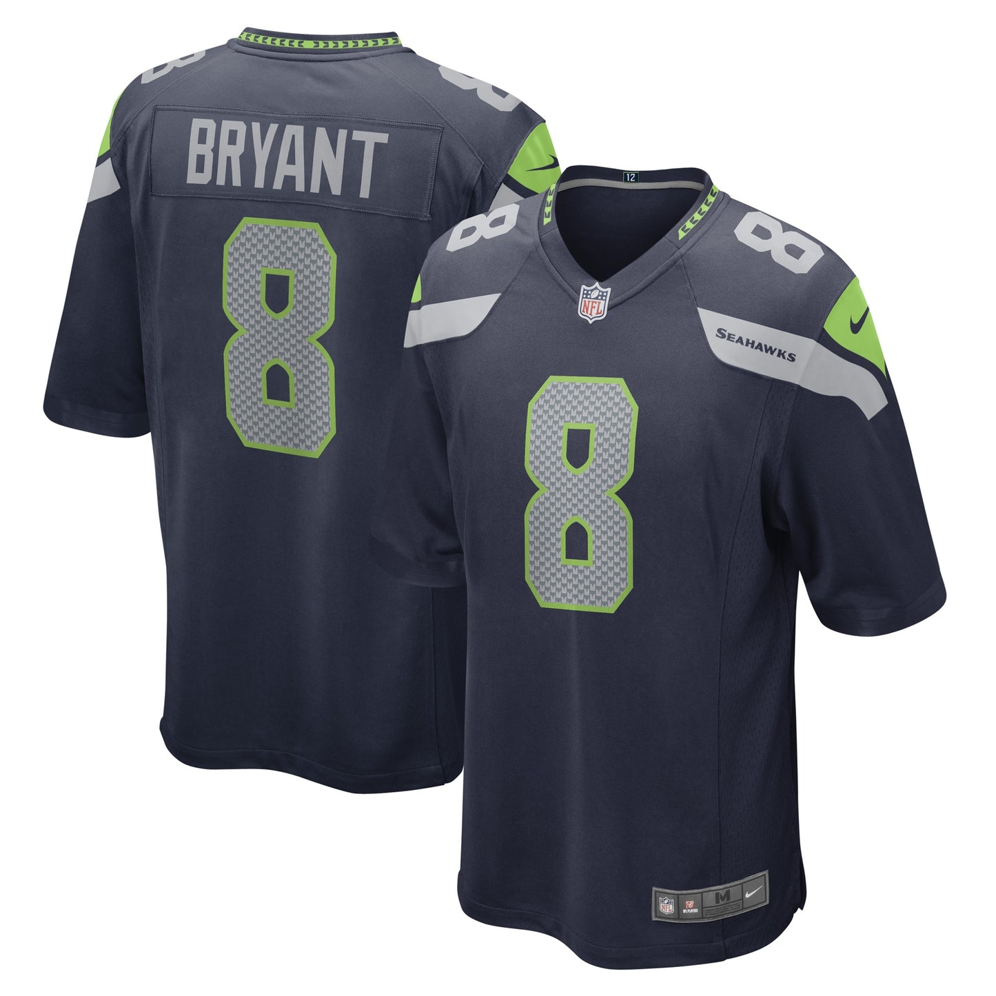 Coby Bryant Seattle Seahawks Nike Game Player Jersey - College Navy