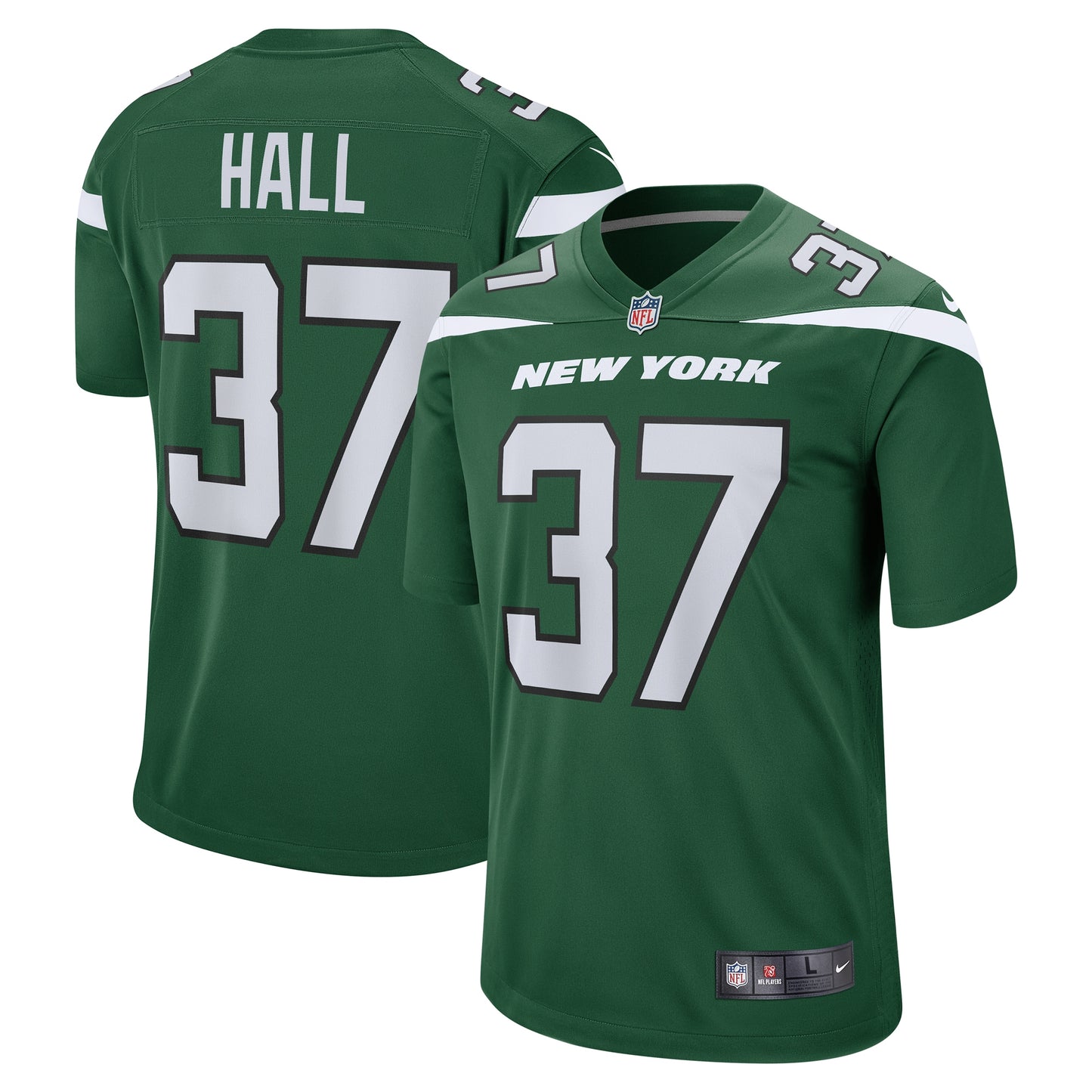 Bryce Hall New York Jets Nike Game Jersey - Gotham Green