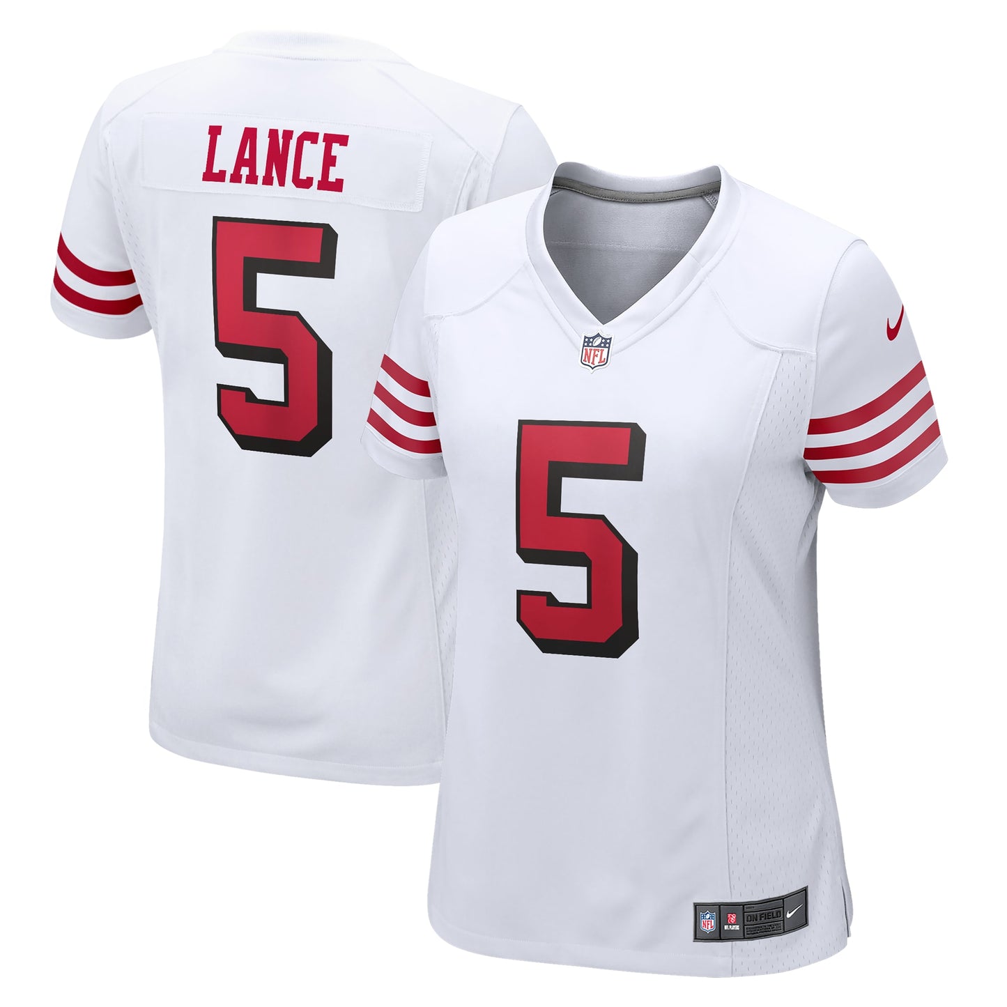 Trey Lance San Francisco 49ers Nike Women's Player Jersey - White