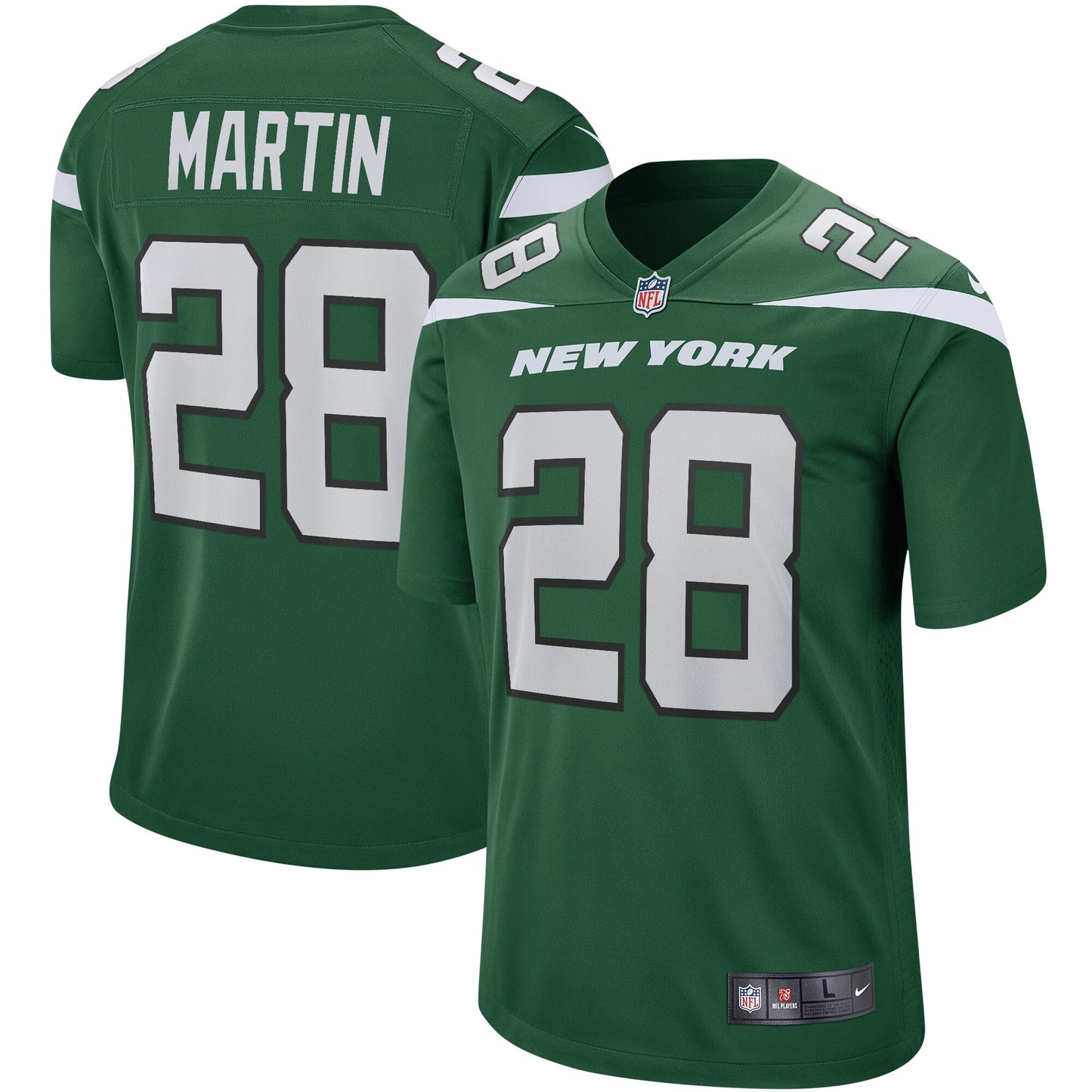 Curtis Martin New York Jets Nike Game Retired Player Jersey - Gotham Green