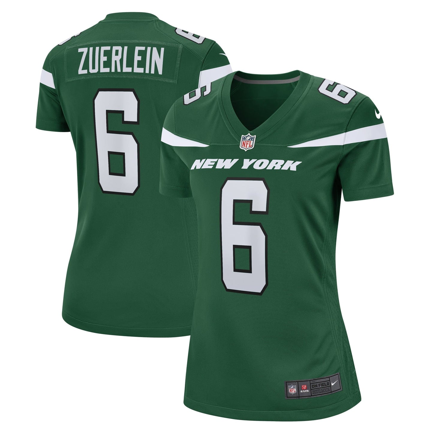 Women's Nike Greg Zuerlein Gotham Green New York Jets Game Player Jersey