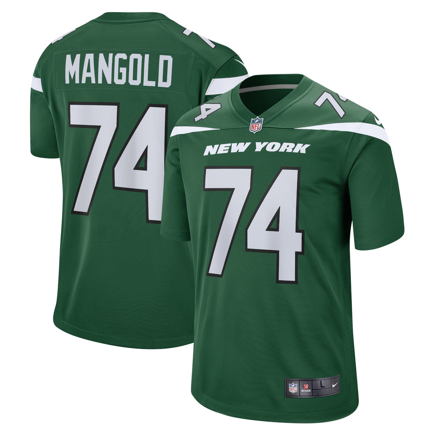 Nick Mangold New York Jets Nike Retired Player Jersey - Gotham Green