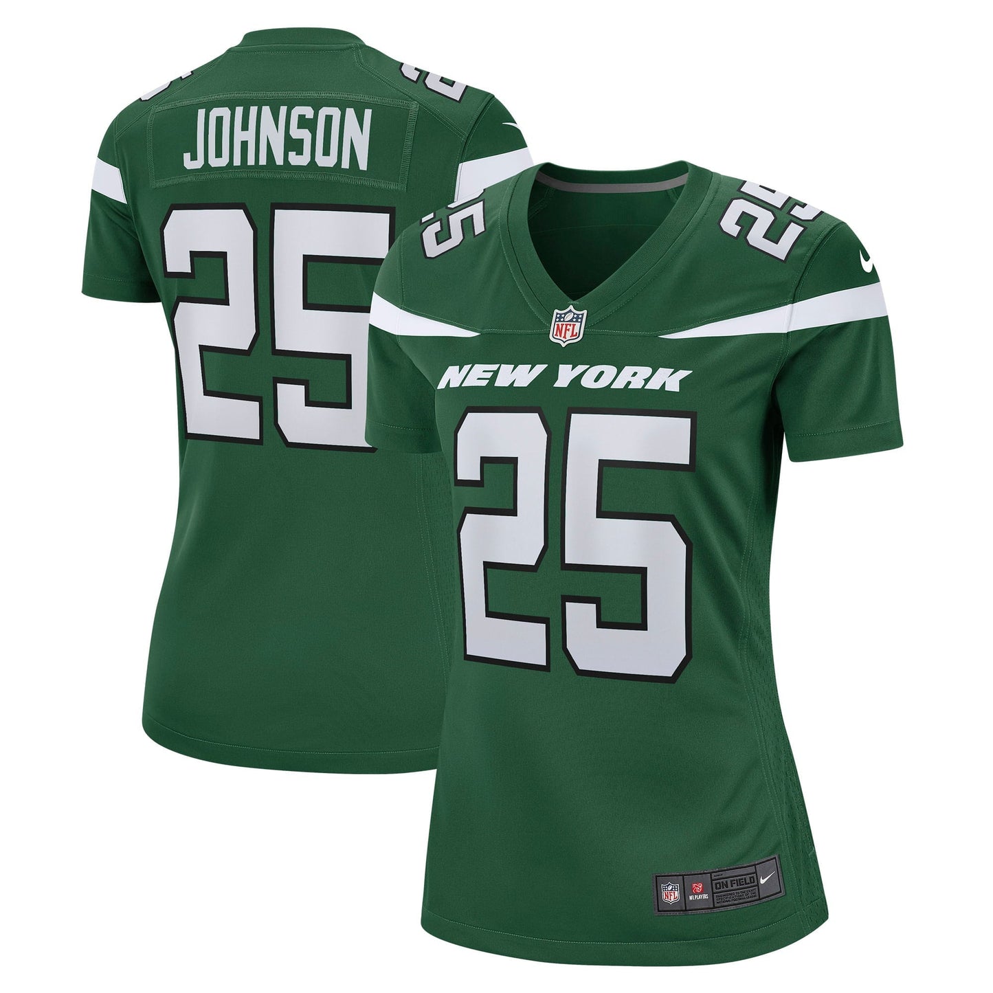 Women's Nike Ty Johnson Gotham Green New York Jets Game Jersey