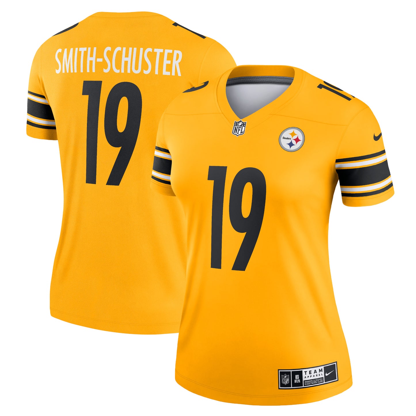 JuJu Smith-Schuster Pittsburgh Steelers Nike Women's Inverted Legend Jersey - Gold