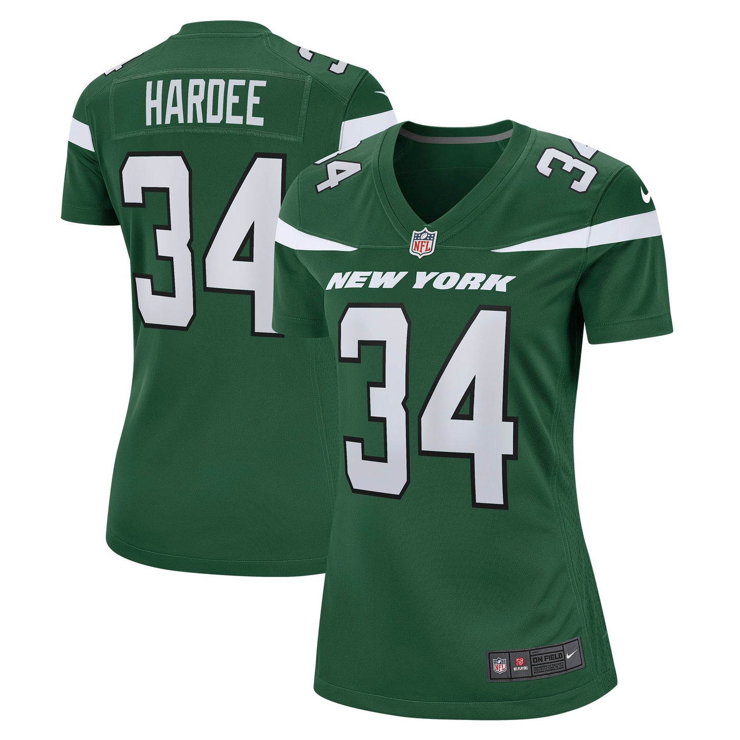 Justin Hardee New York Jets Nike Women's Game Jersey - Gotham Green