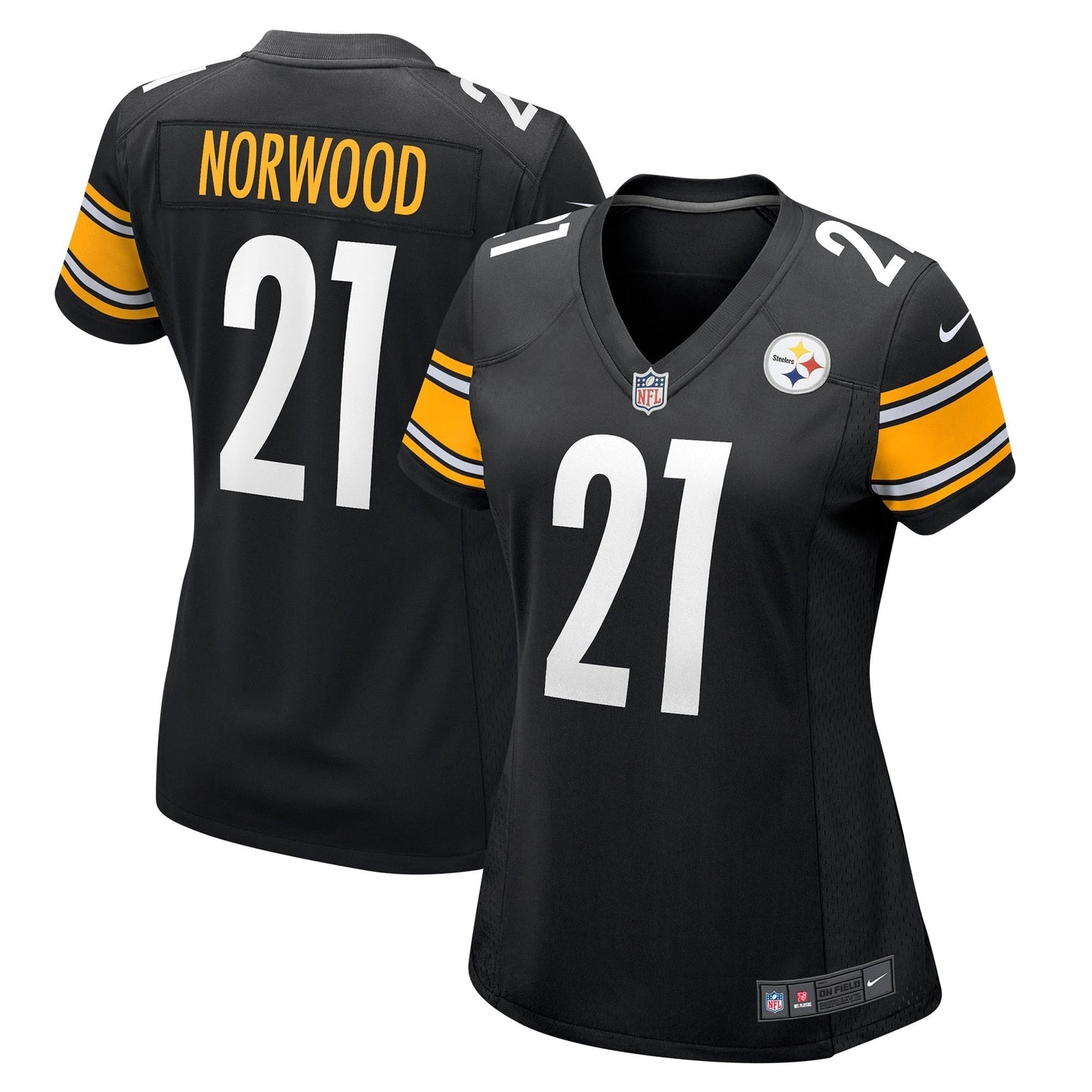Women's Nike Tre Norwood Black Pittsburgh Steelers Game Jersey