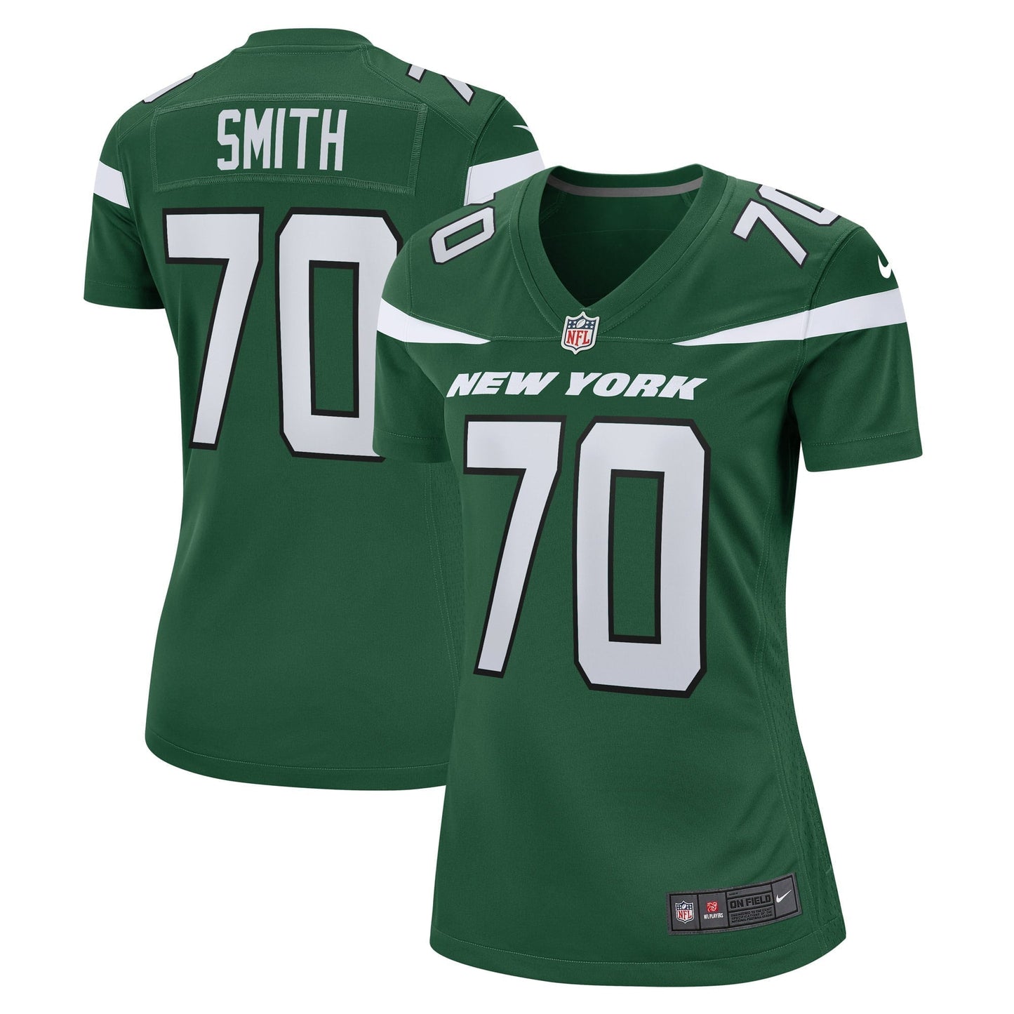 Women's Nike Eric Smith Gotham Green New York Jets Game Player Jersey