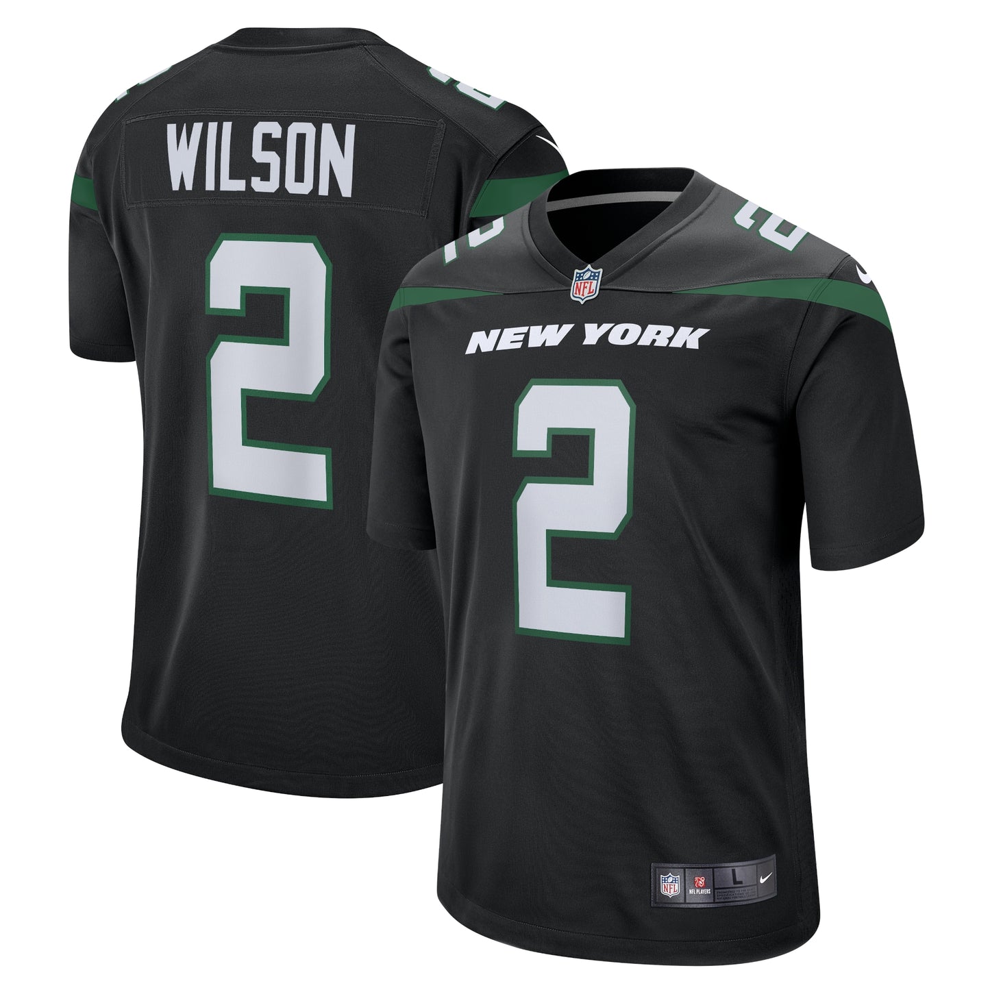 Zach Wilson New York Jets Nike Alternate Game Jersey - Black