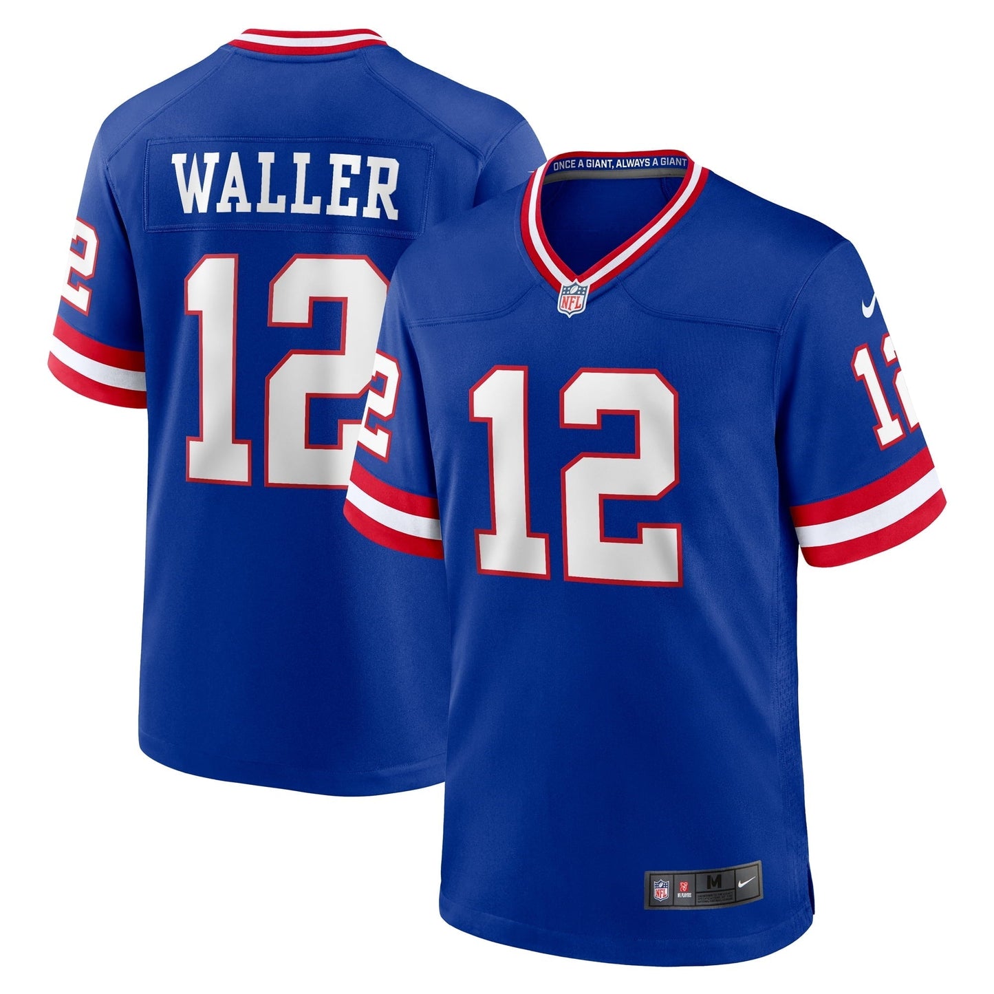 Men's Nike Darren Waller Royal New York Giants Alternate Game Jersey