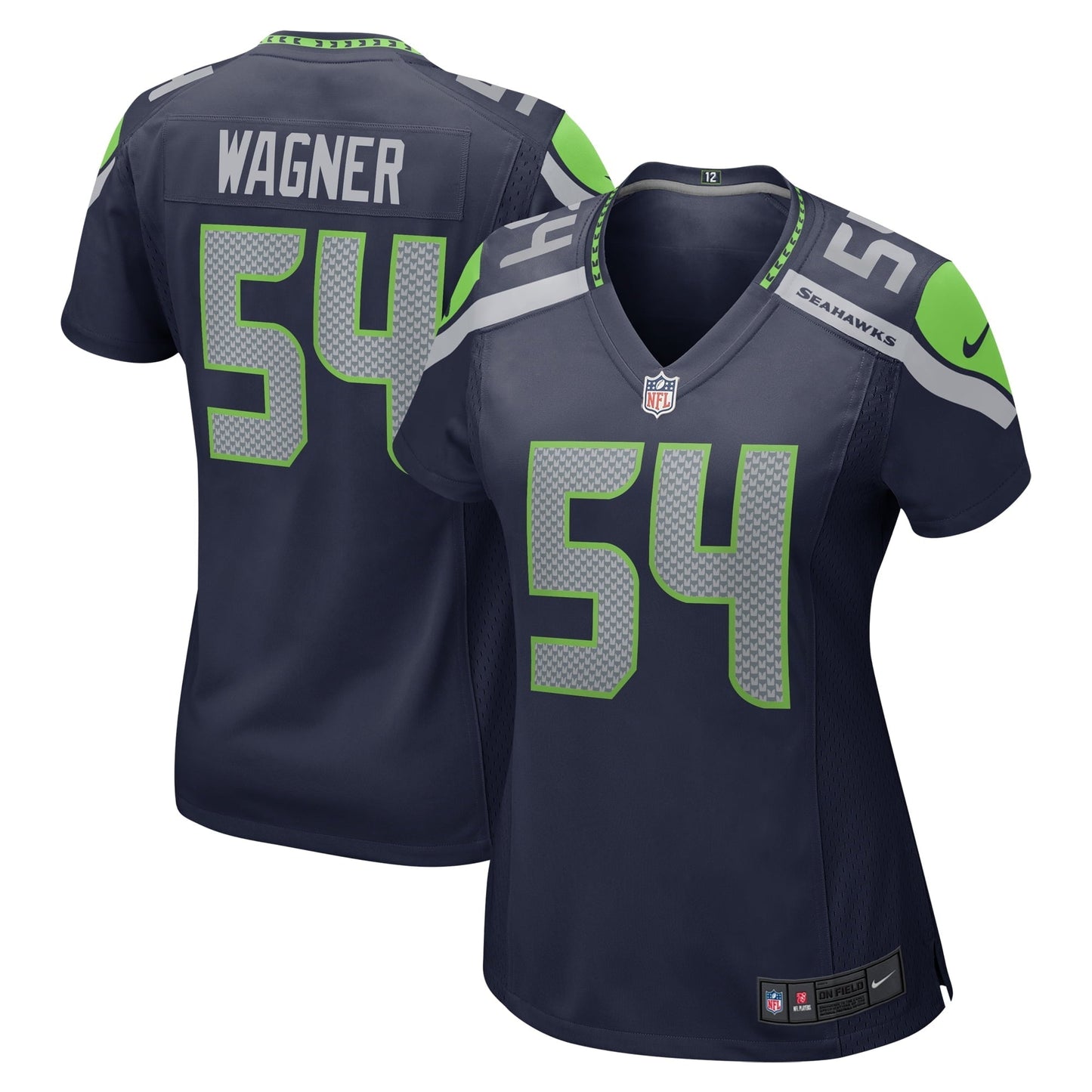 Women's Nike Bobby Wagner College Navy Seattle Seahawks Game Jersey