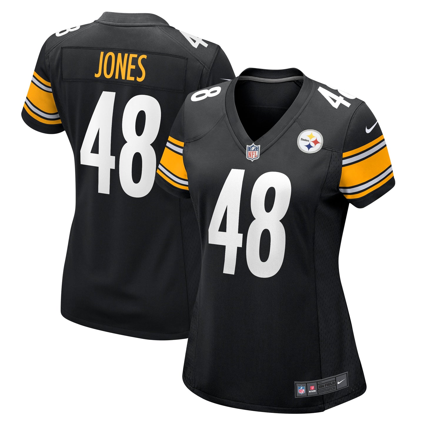 Jamir Jones Pittsburgh Steelers Nike Women's Team Game Player Jersey - Black