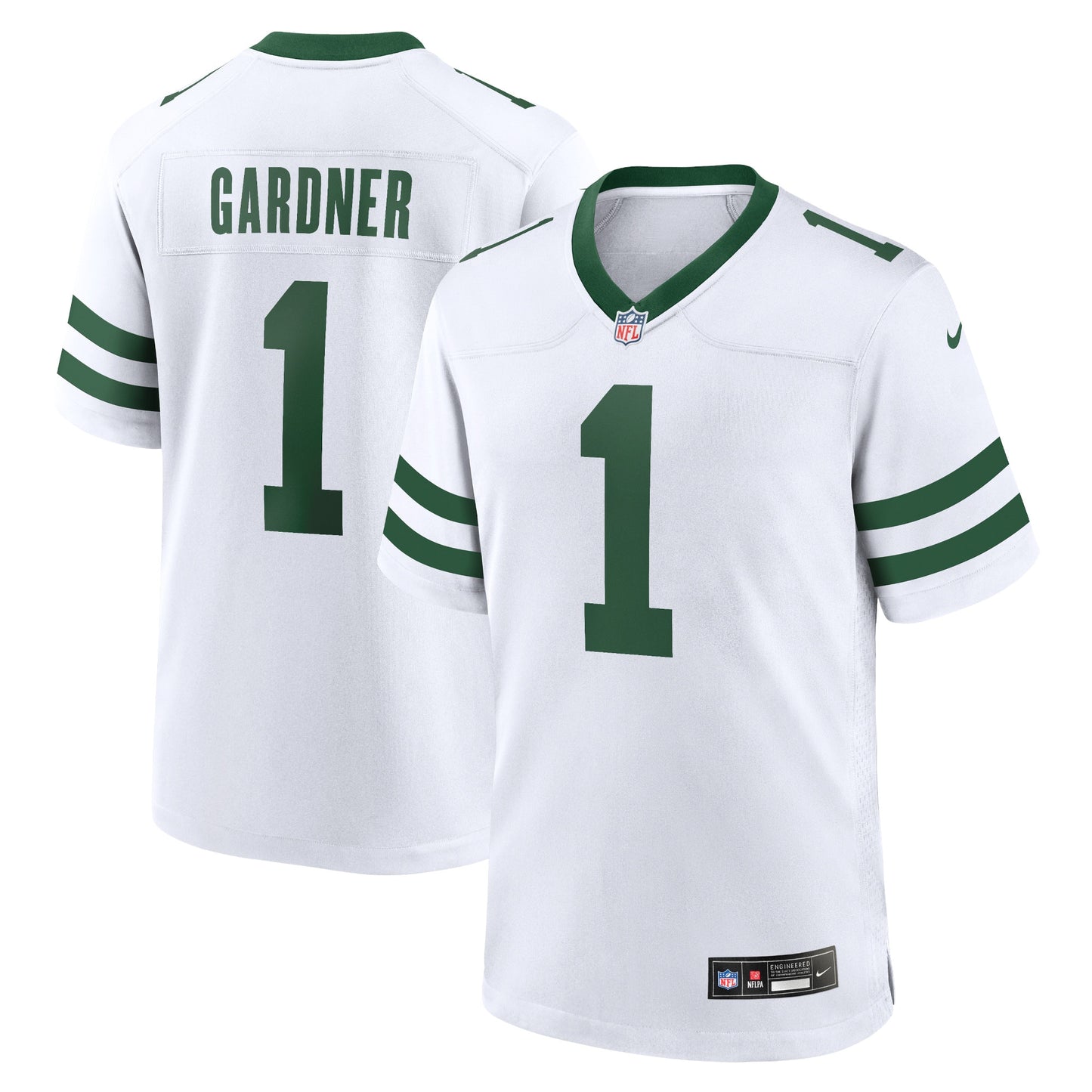 Ahmad Sauce Gardner New York Jets Nike Youth Game Jersey - White