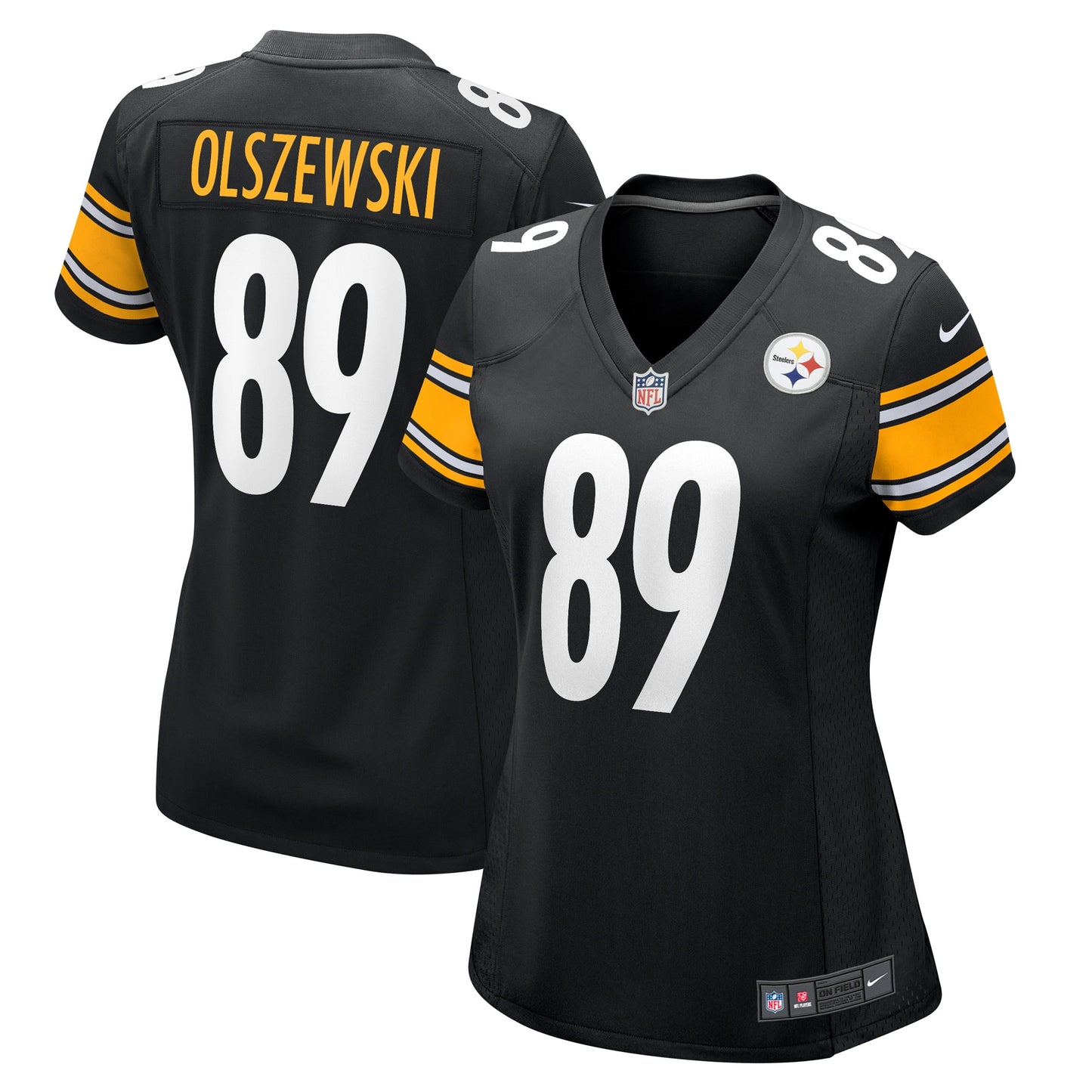 Gunner Olszewski Pittsburgh Steelers Nike Women's Game Player Jersey - Black