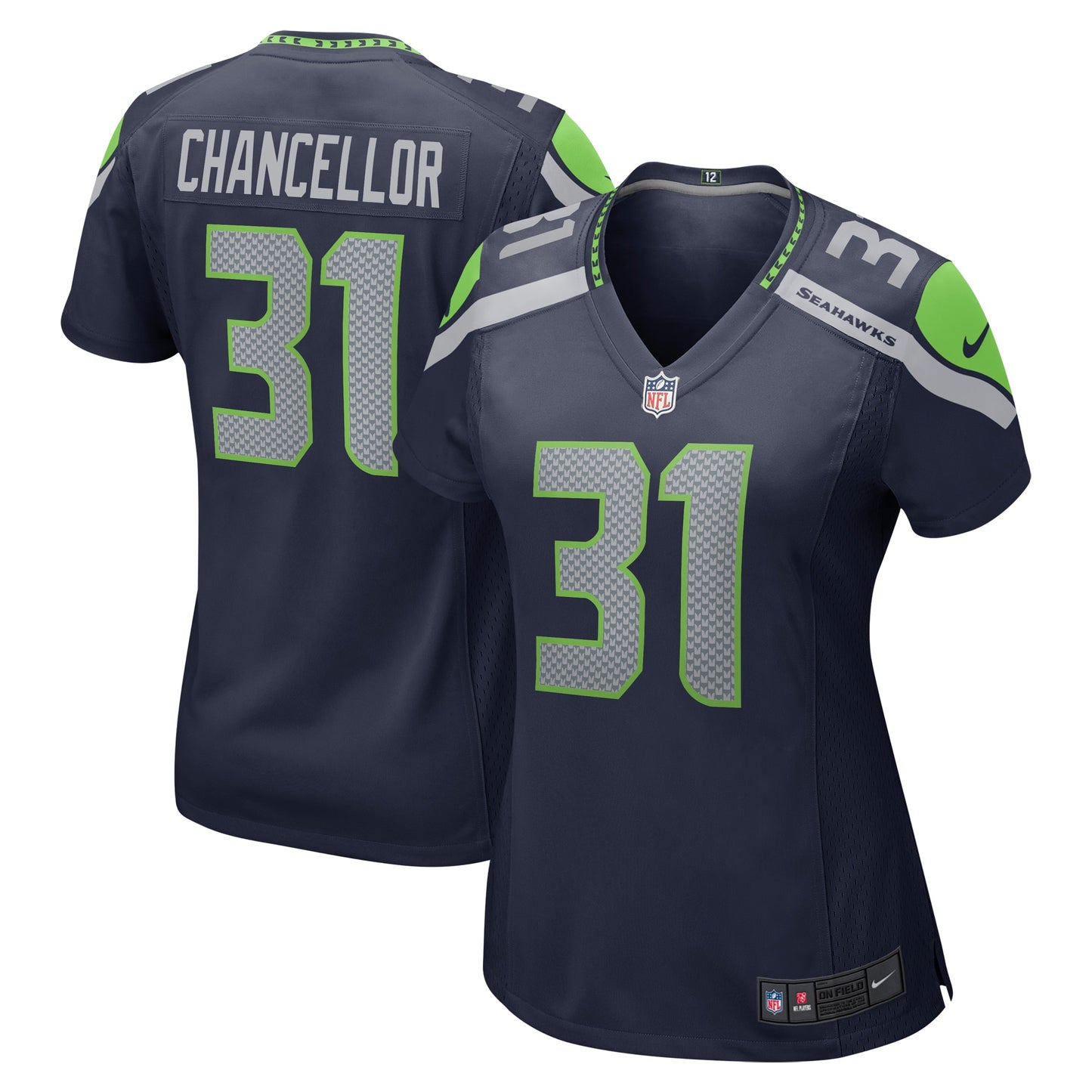 Kam Chancellor Seattle Seahawks Women's Nike Retired Player Game Jersey - College Navy