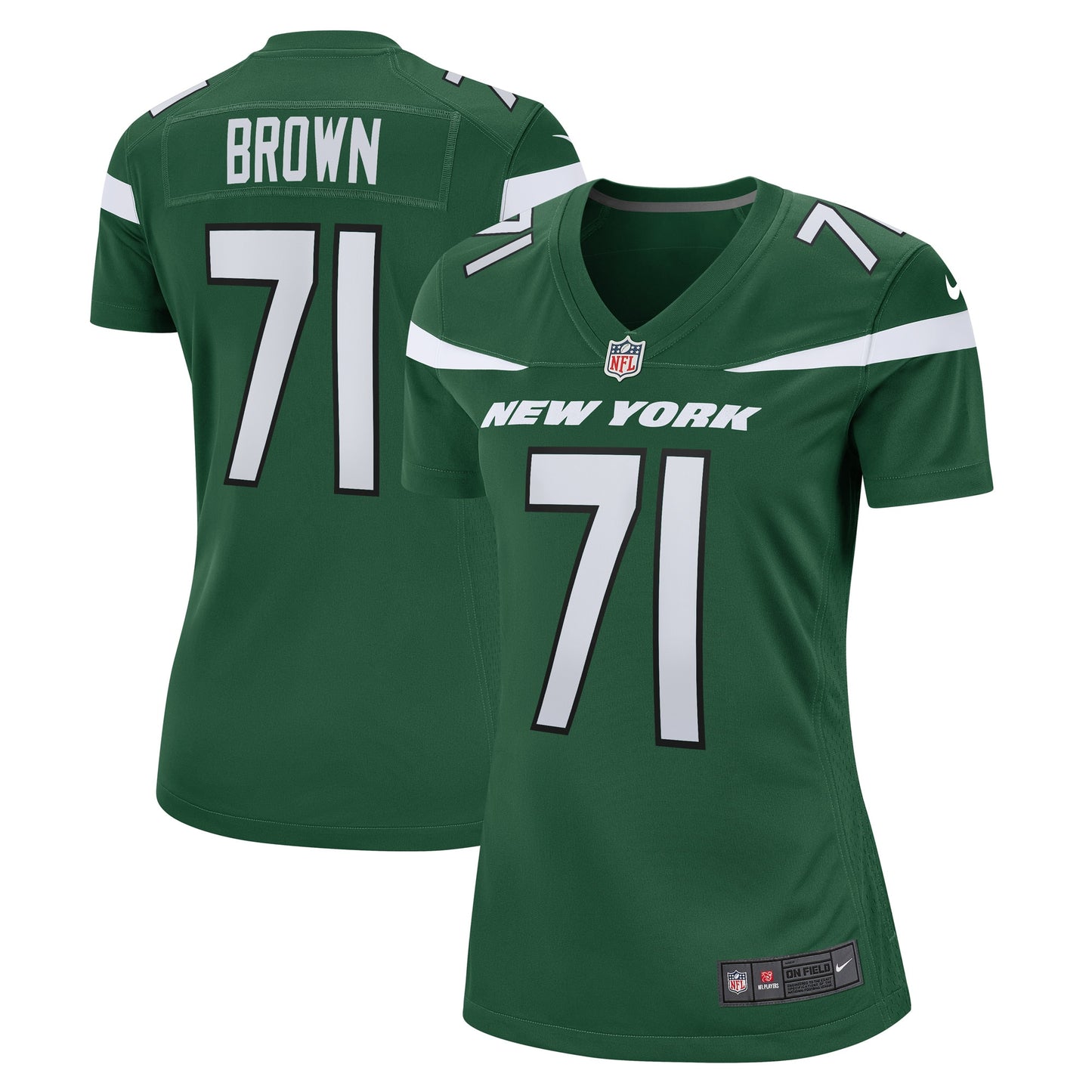 Duane Brown New York Jets Nike Women's Game Player Jersey - Gotham Green