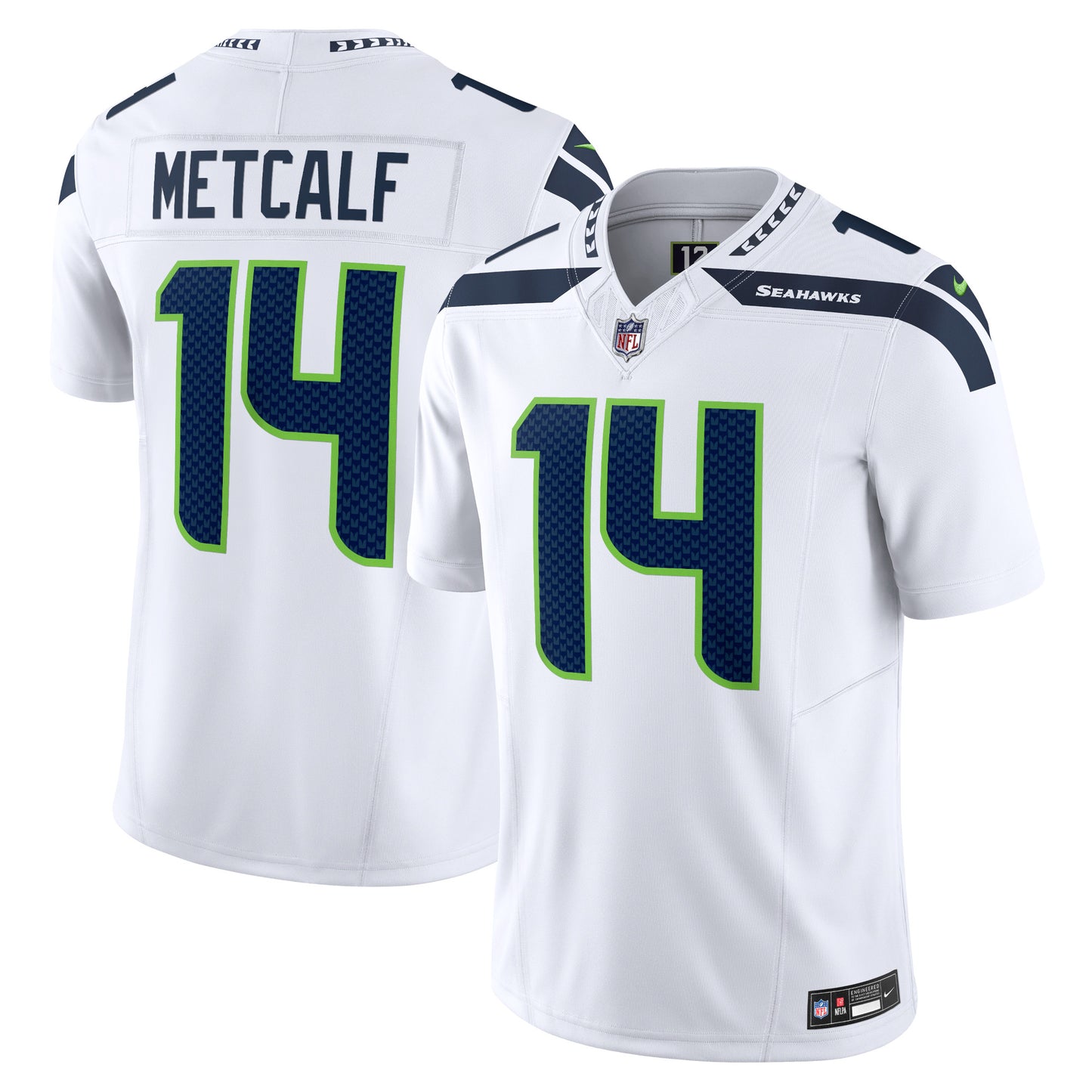 DK Metcalf Seattle Seahawks Nike Vapor F.U.S.E. Limited Jersey - White