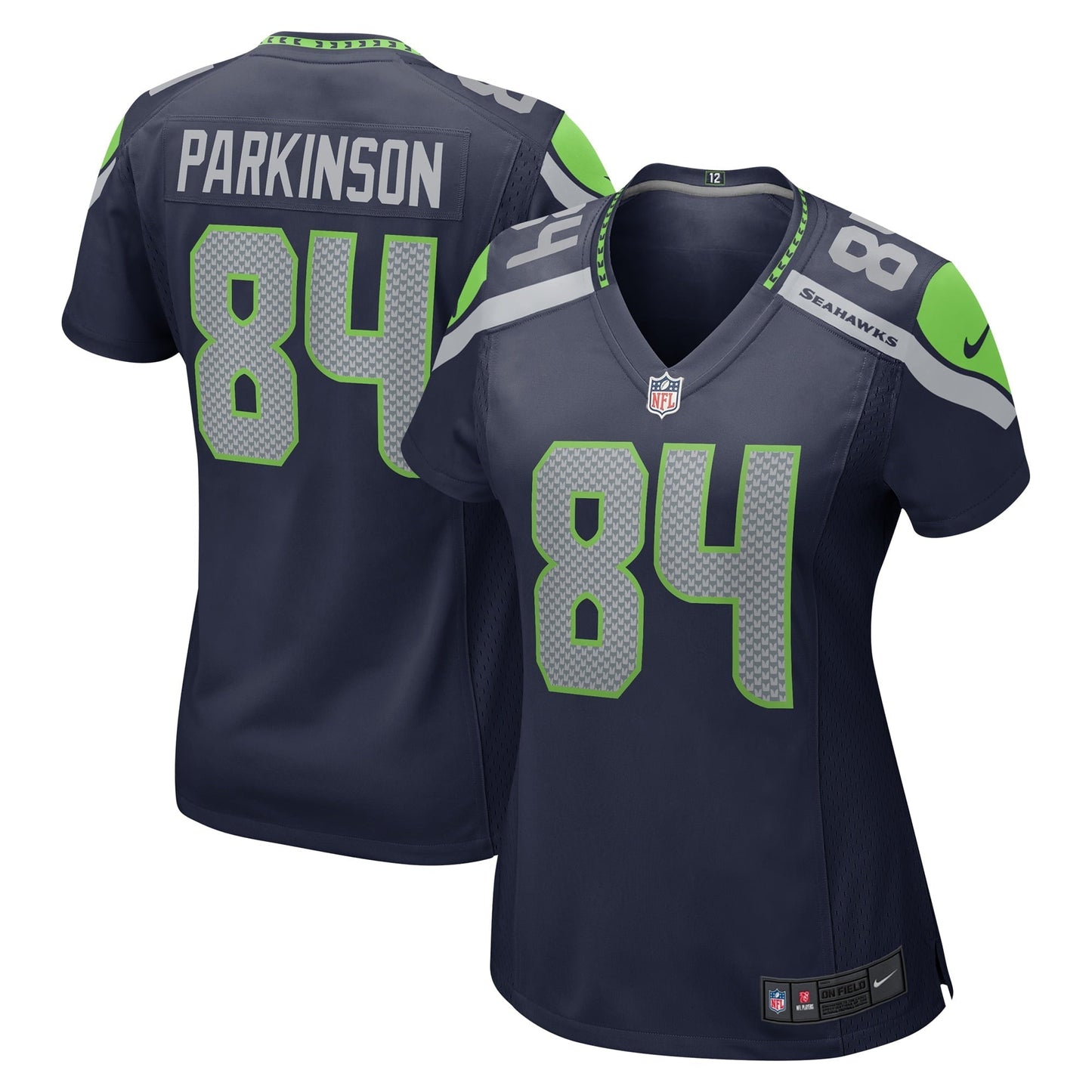 Women's Nike Colby Parkinson College Navy Seattle Seahawks Game Jersey