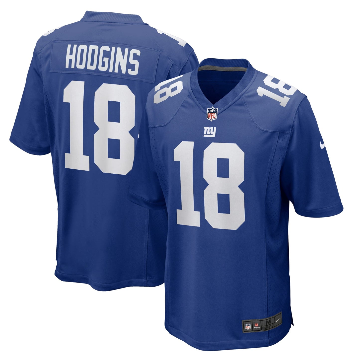 Men's Nike Isaiah Hodgins Royal New York Giants Home Game Player Jersey